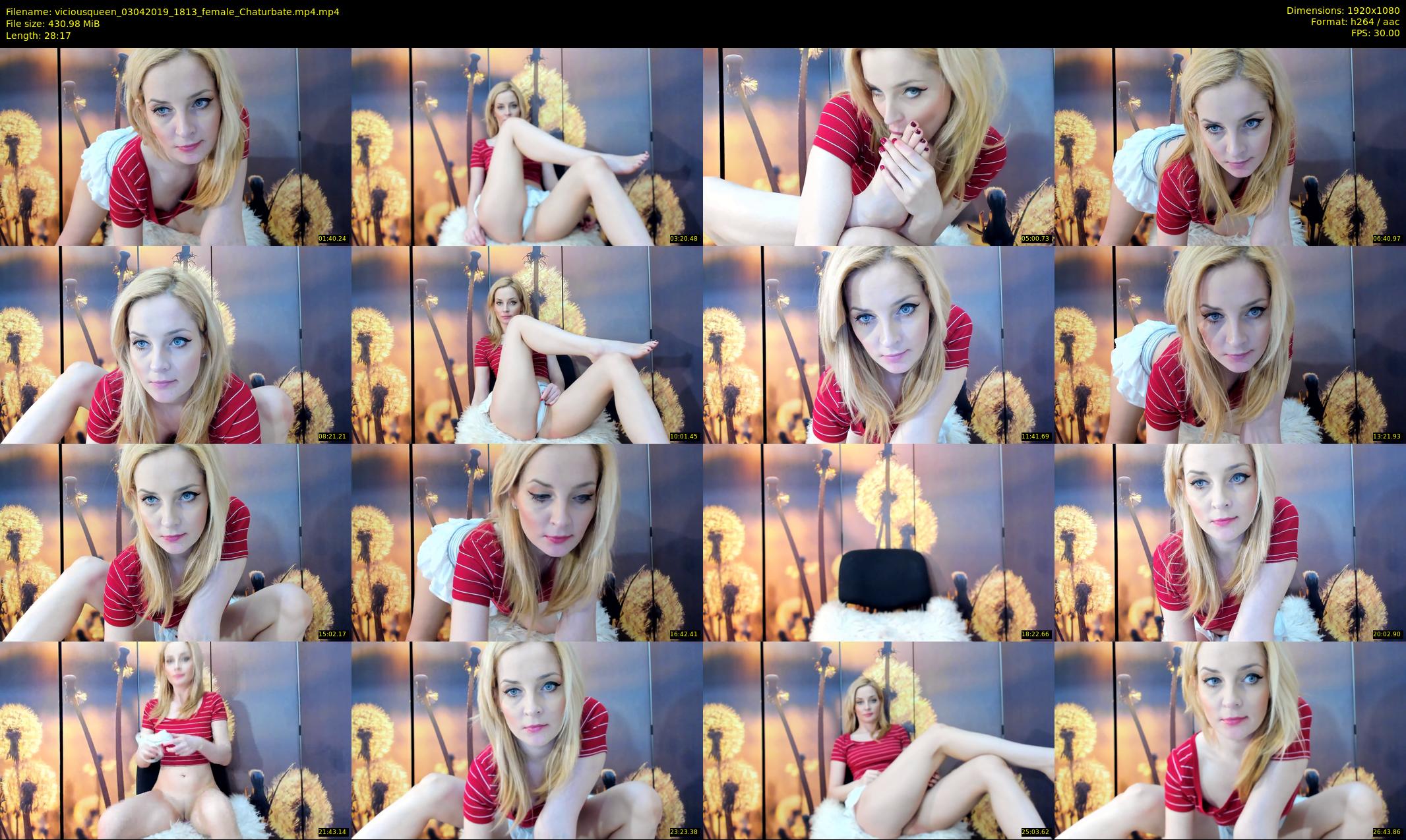 viciousqueen — 29 minute Chaturbate female cam show recording, 1080p, Apr 3, 2019