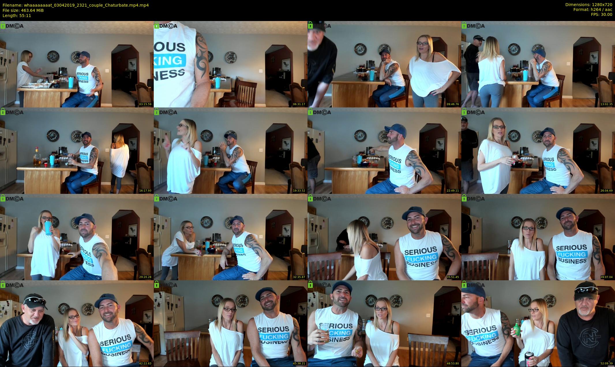 whaaaaaaaat — 56 minute Chaturbate couple cam show recording, 720p, Apr 3, 2019