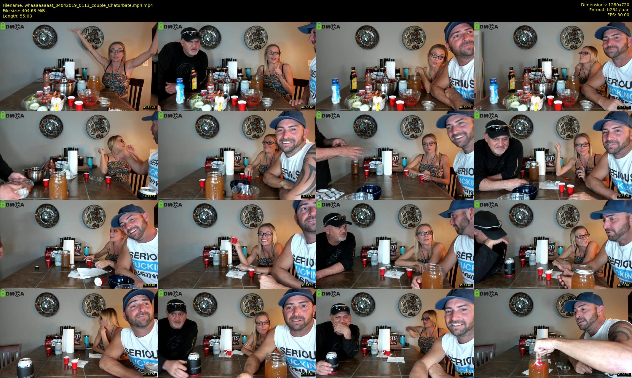 whaaaaaaaat — 56 minute Chaturbate couple cam show recording, 720p, Apr 4, 2019