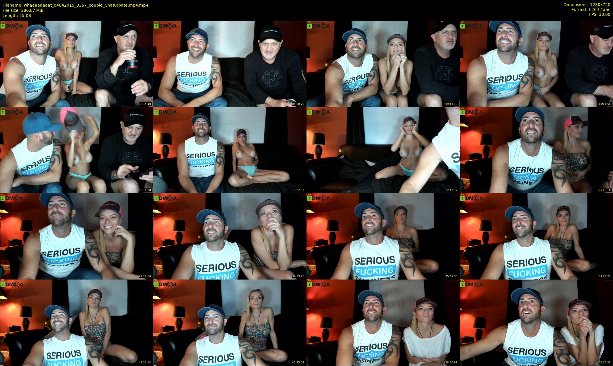 whaaaaaaaat — 56 minute Chaturbate couple cam show recording, 720p, Apr 4, 2019