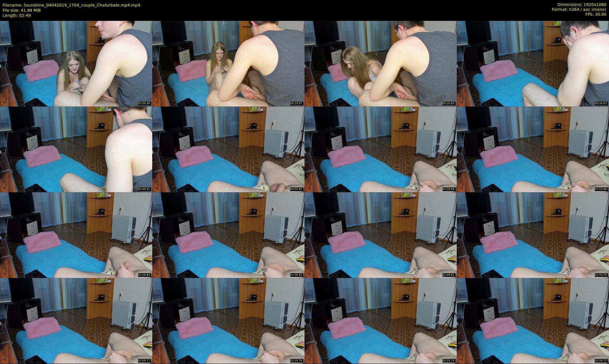 5sunshine — 3 minute Chaturbate couple cam show recording, 1080p, Apr 4, 2019