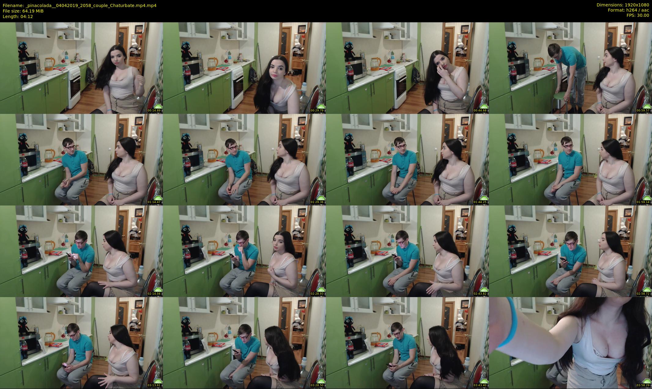 _pinacolada_ — 5 minute Chaturbate couple cam show recording, 1080p, Apr 4, 2019