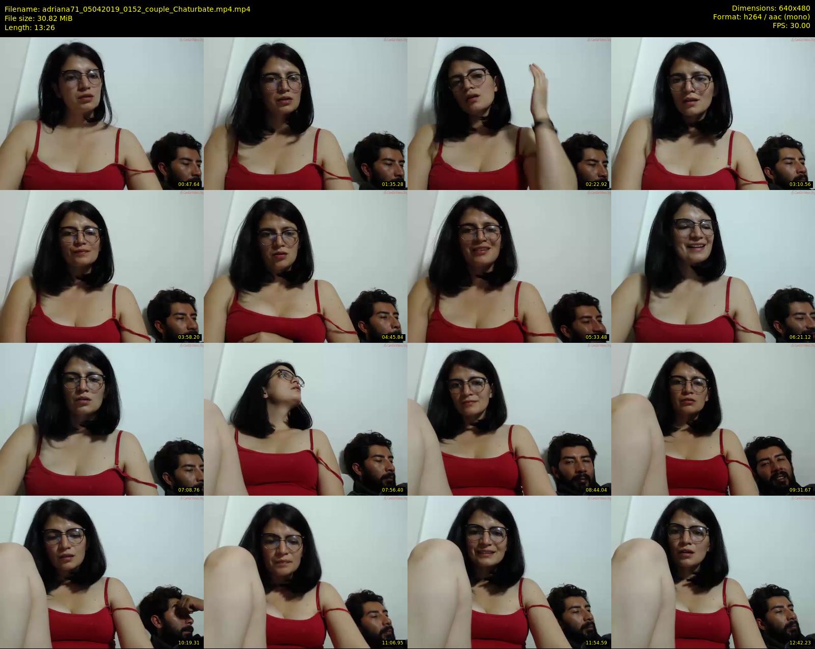 adriana71 — 14 minute Chaturbate couple cam show recording, 480p, Apr 5, 2019