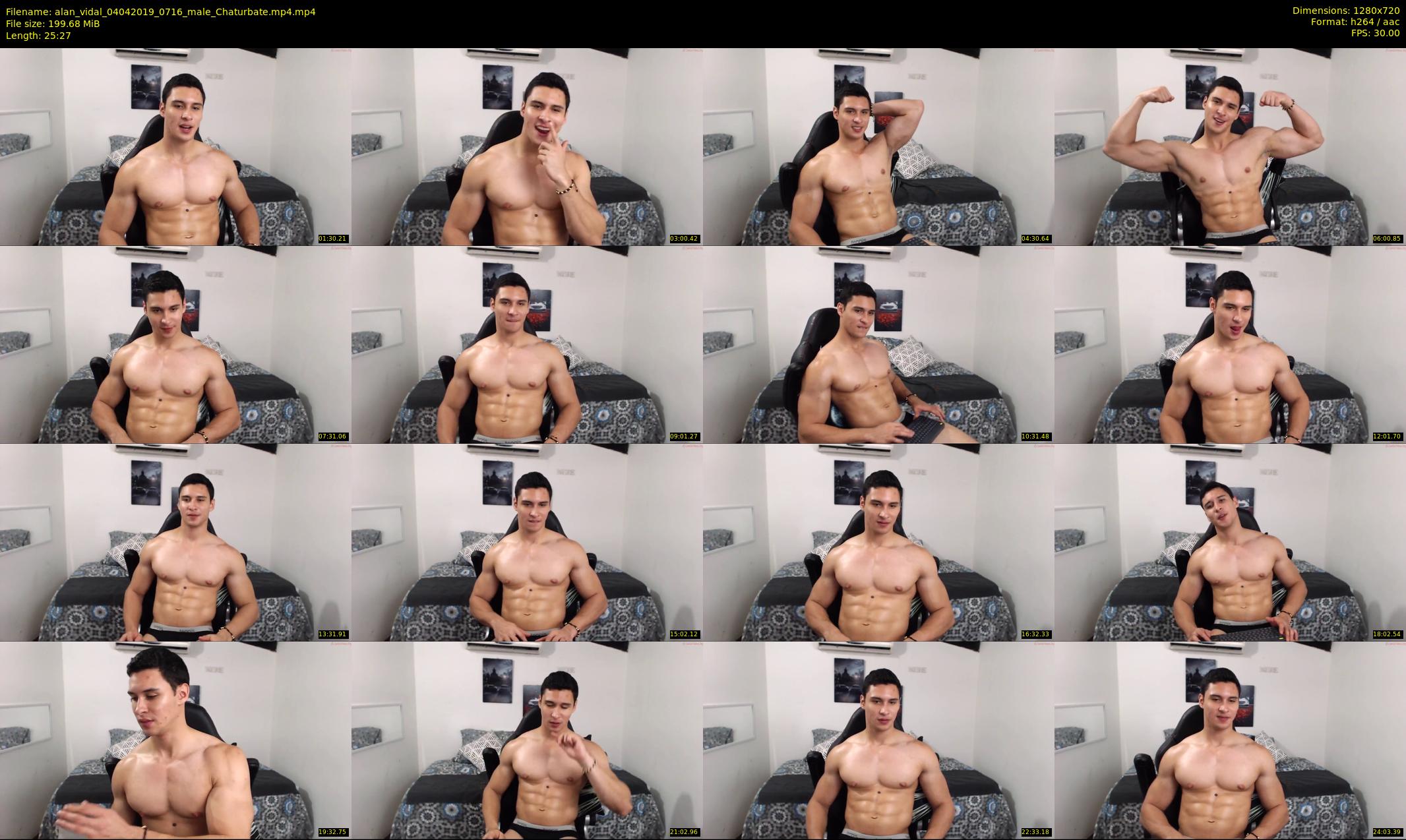 alan_vidal — 26 minute Chaturbate male cam show recording, 720p, Apr 4, 2019
