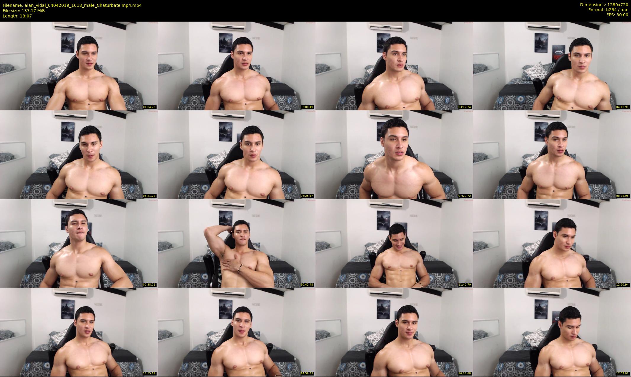 alan_vidal — 19 minute Chaturbate male cam show recording, 720p, Apr 4, 2019