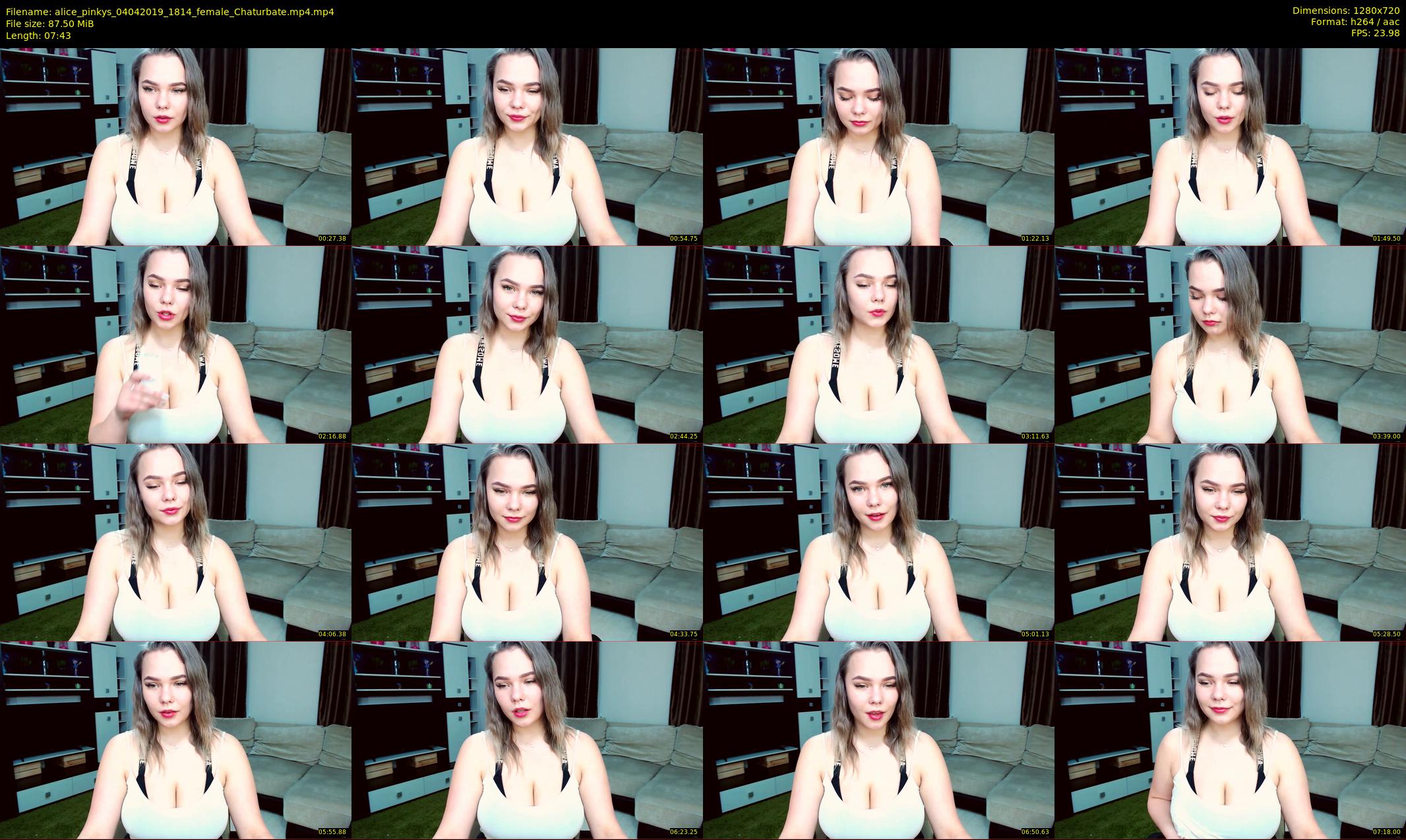 alice_pinkys — 8 minute Chaturbate female cam show recording, 720p, Apr 4, 2019
