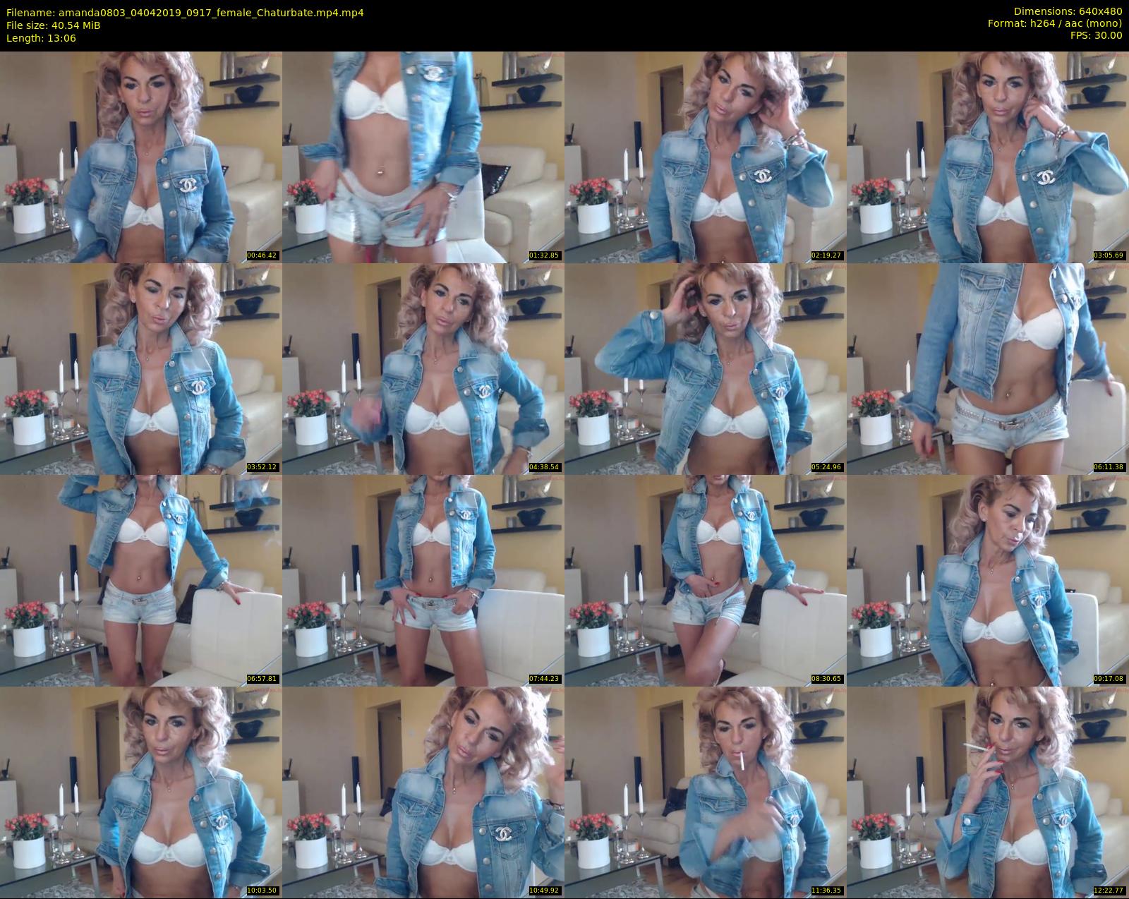 amanda0803 — 14 minute Chaturbate female cam show recording, 480p, Apr 4, 2019