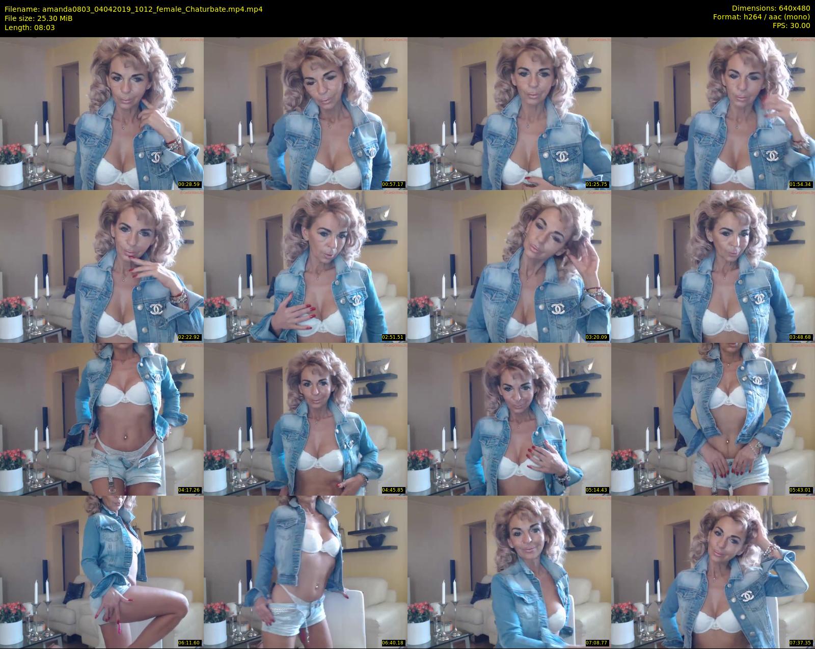 amanda0803 — 9 minute Chaturbate female cam show recording, 480p, Apr 4, 2019