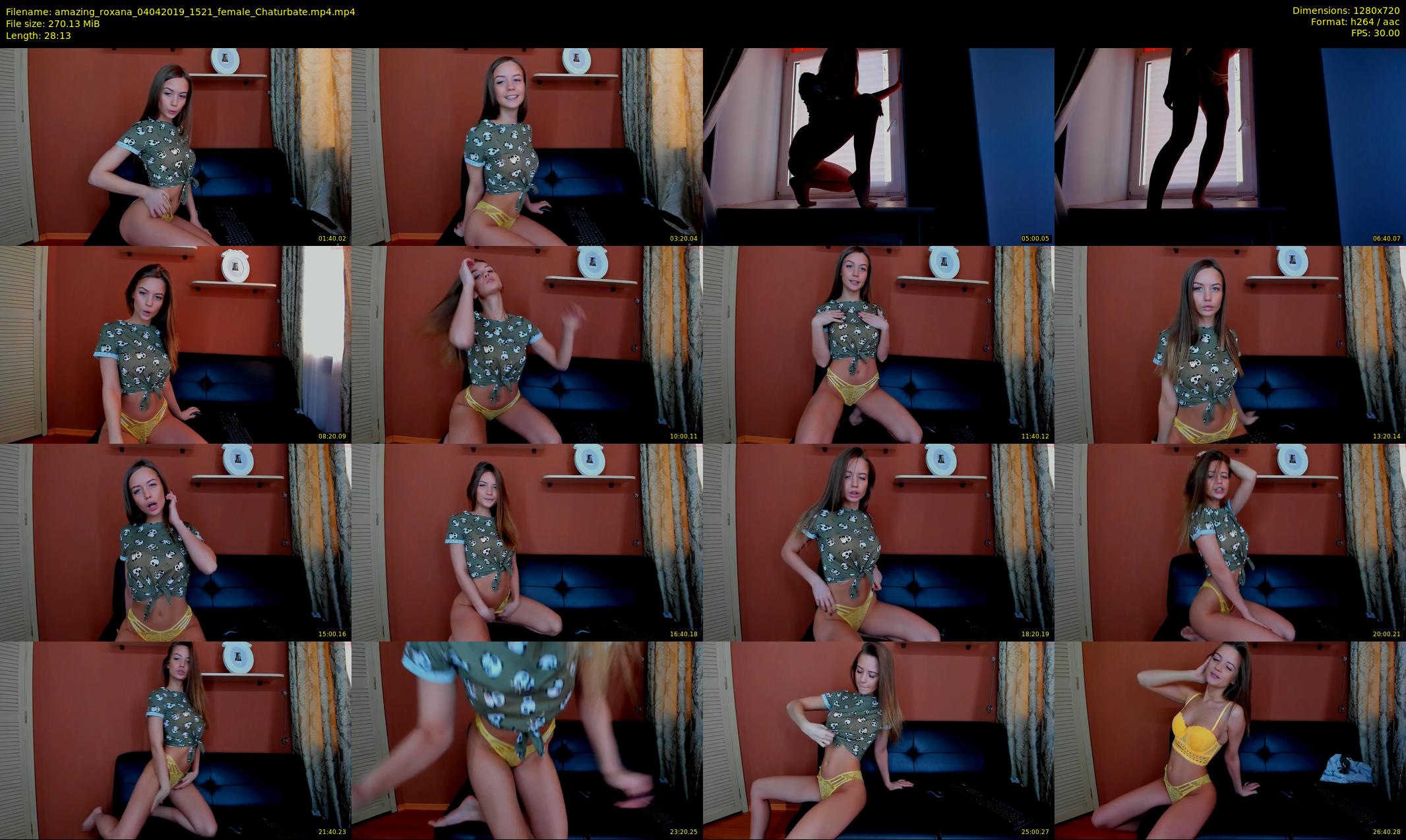 amazing_roxana — 29 minute Chaturbate female cam show recording, 720p, Apr 4, 2019