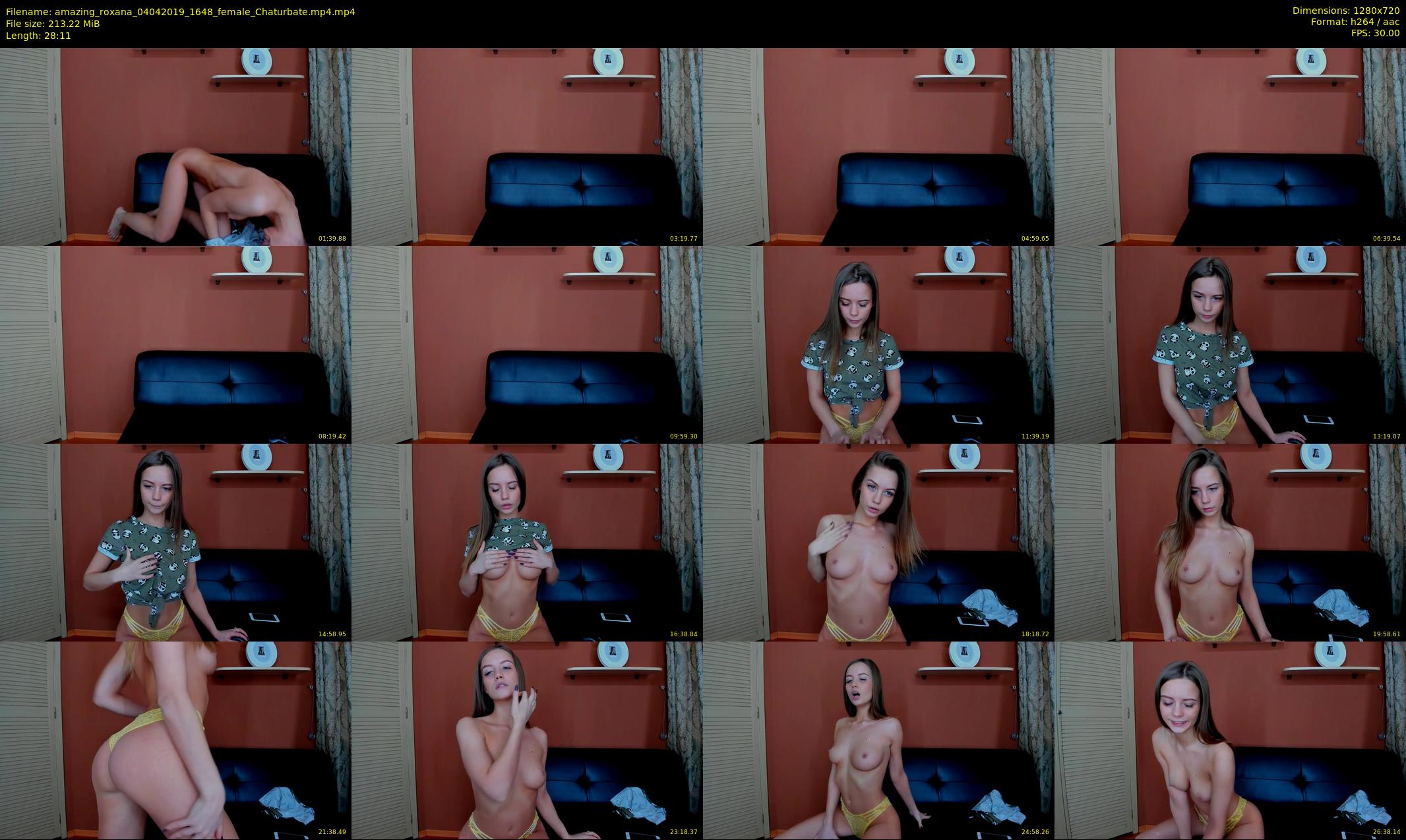 amazing_roxana — 29 minute Chaturbate female cam show recording, 720p, Apr 4, 2019