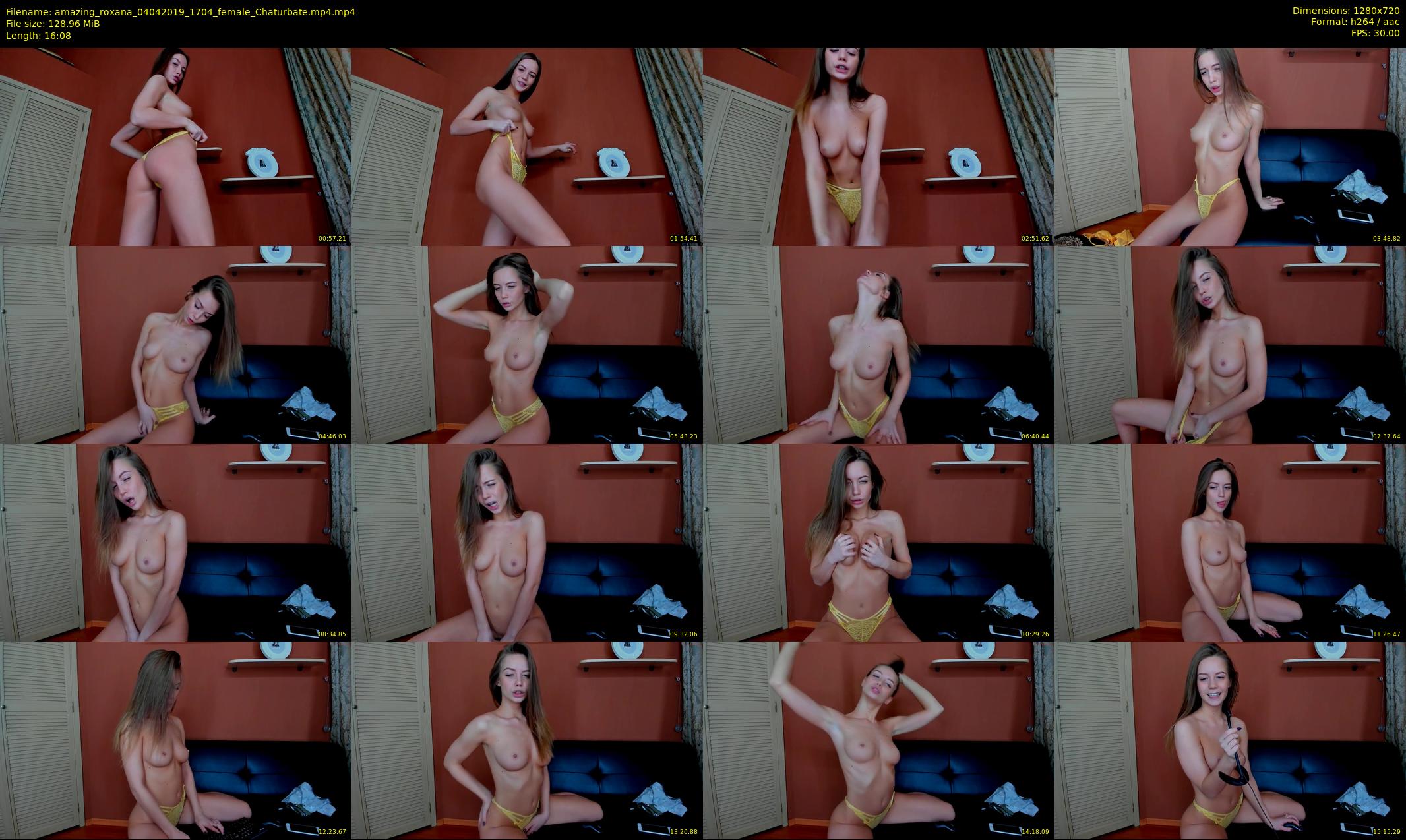amazing_roxana — 17 minute Chaturbate female cam show recording, 720p, Apr 4, 2019