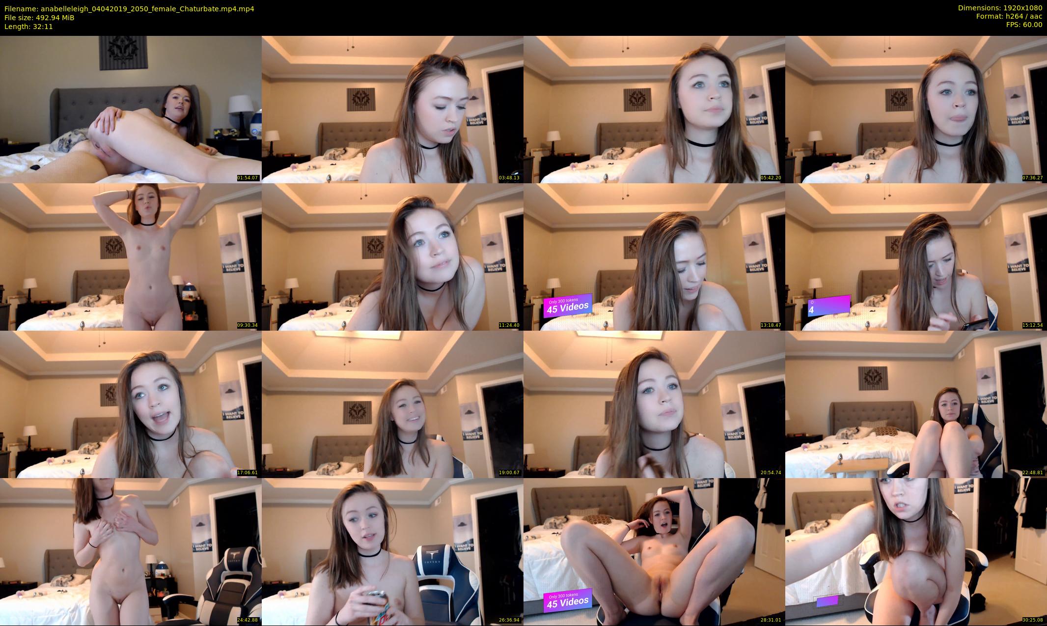 anabelleleigh — 33 minute Chaturbate female cam show recording, 1080p, Apr 4, 2019