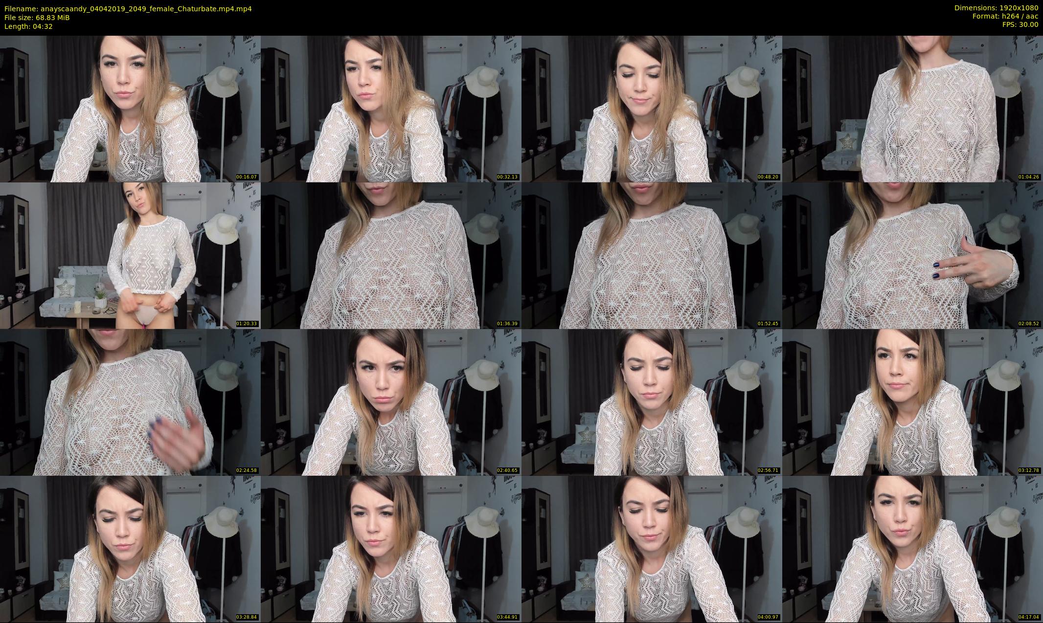 anayscaandy — 5 minute Chaturbate female cam show recording, 1080p, Apr 4, 2019
