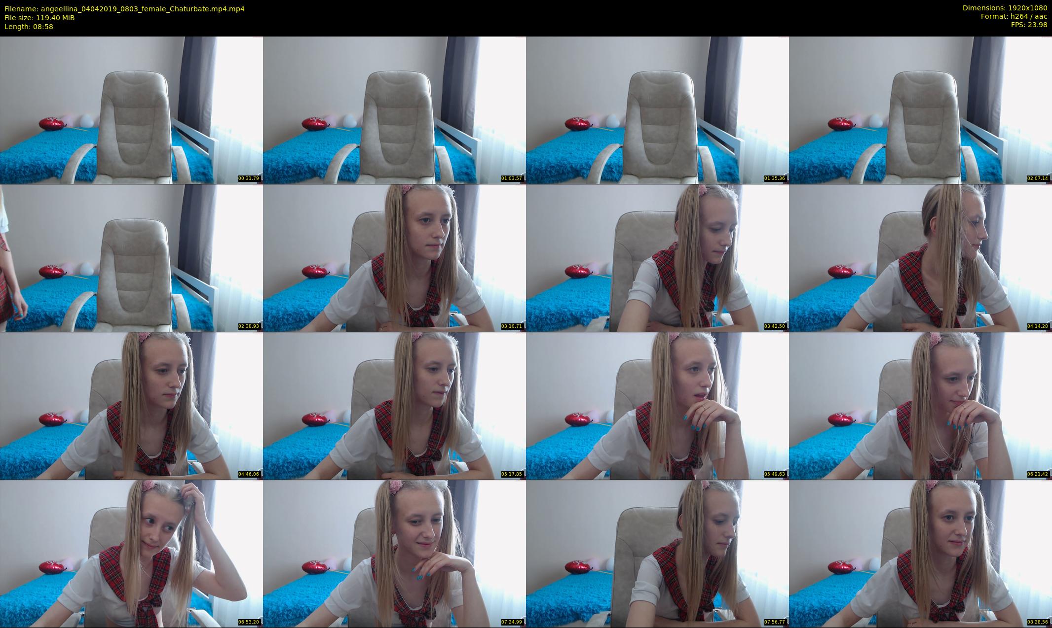 angeellina — 9 minute Chaturbate female cam show recording, 1080p, Apr 4, 2019
