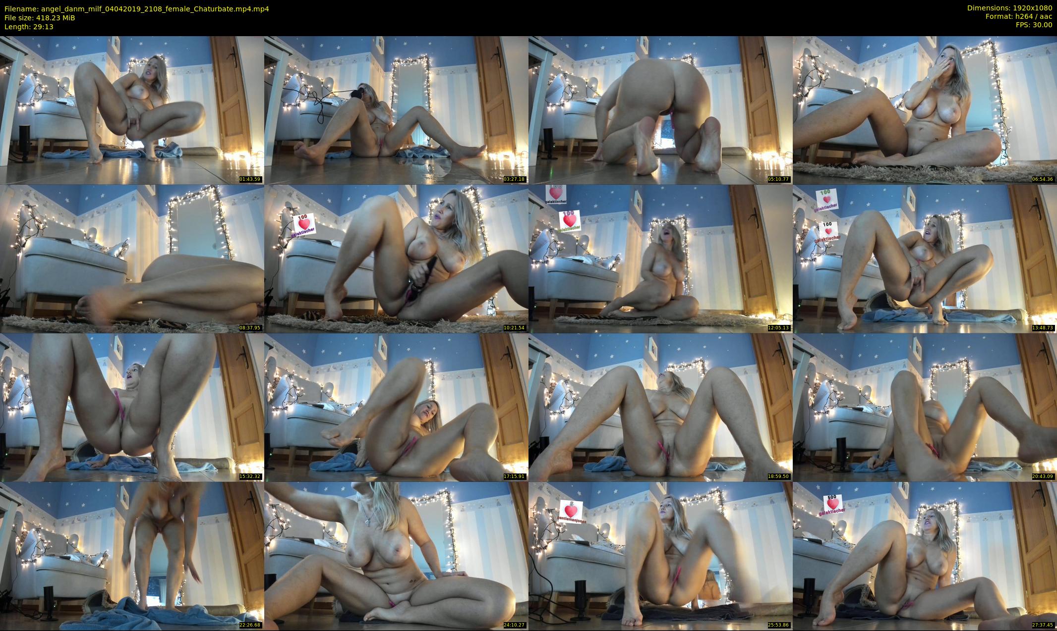 angel_danm_milf — 30 minute Chaturbate female cam show recording, 1080p, Apr 4, 2019