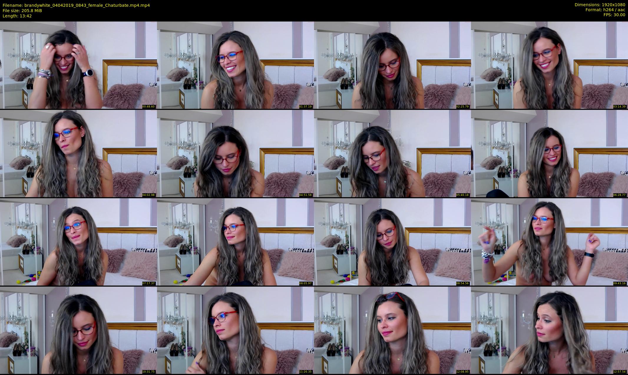 brandywhite — 14 minute Chaturbate female cam show recording, 1080p, Apr 4, 2019