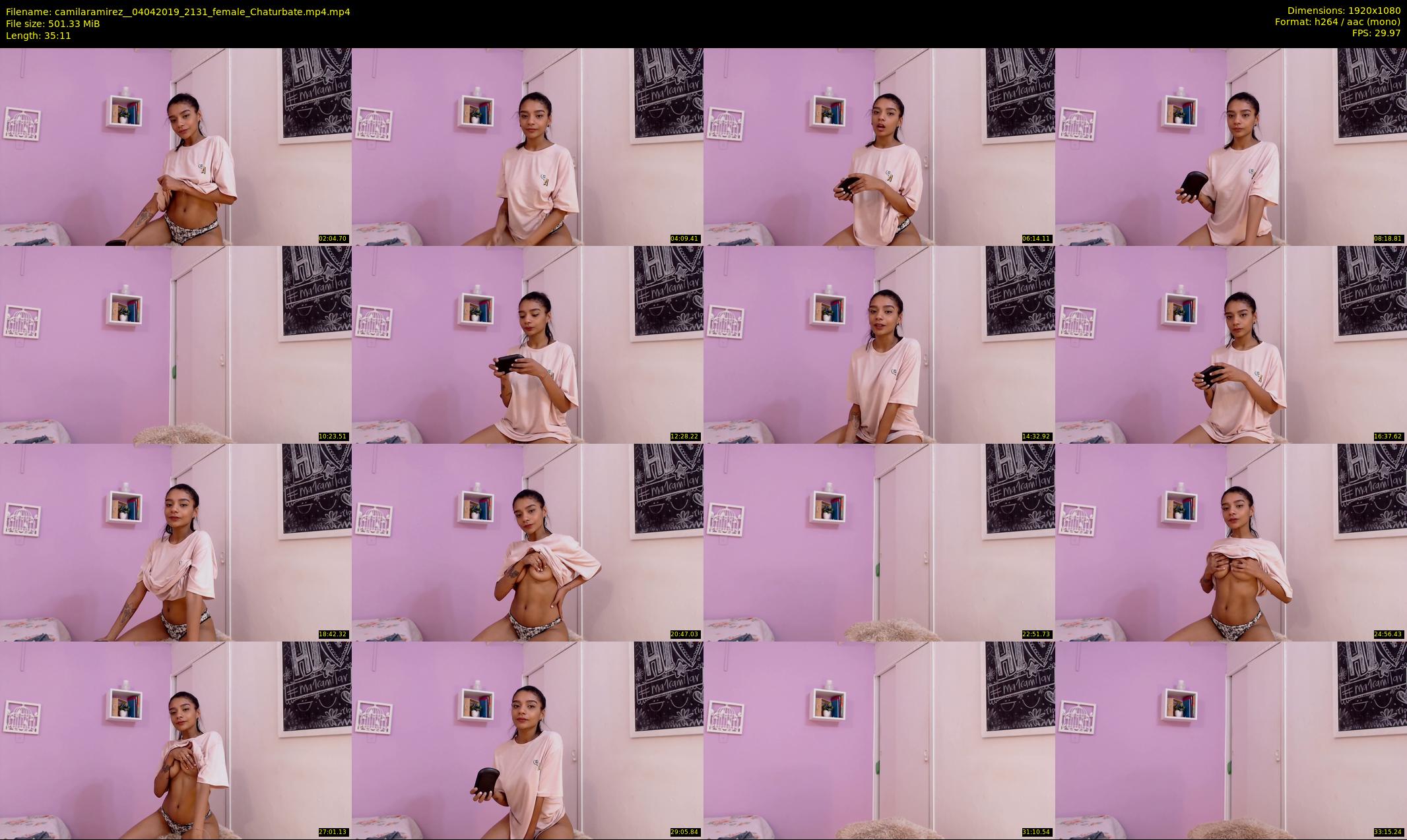 camilaramirez_ — 36 minute Chaturbate female cam show recording, 1080p, Apr 4, 2019