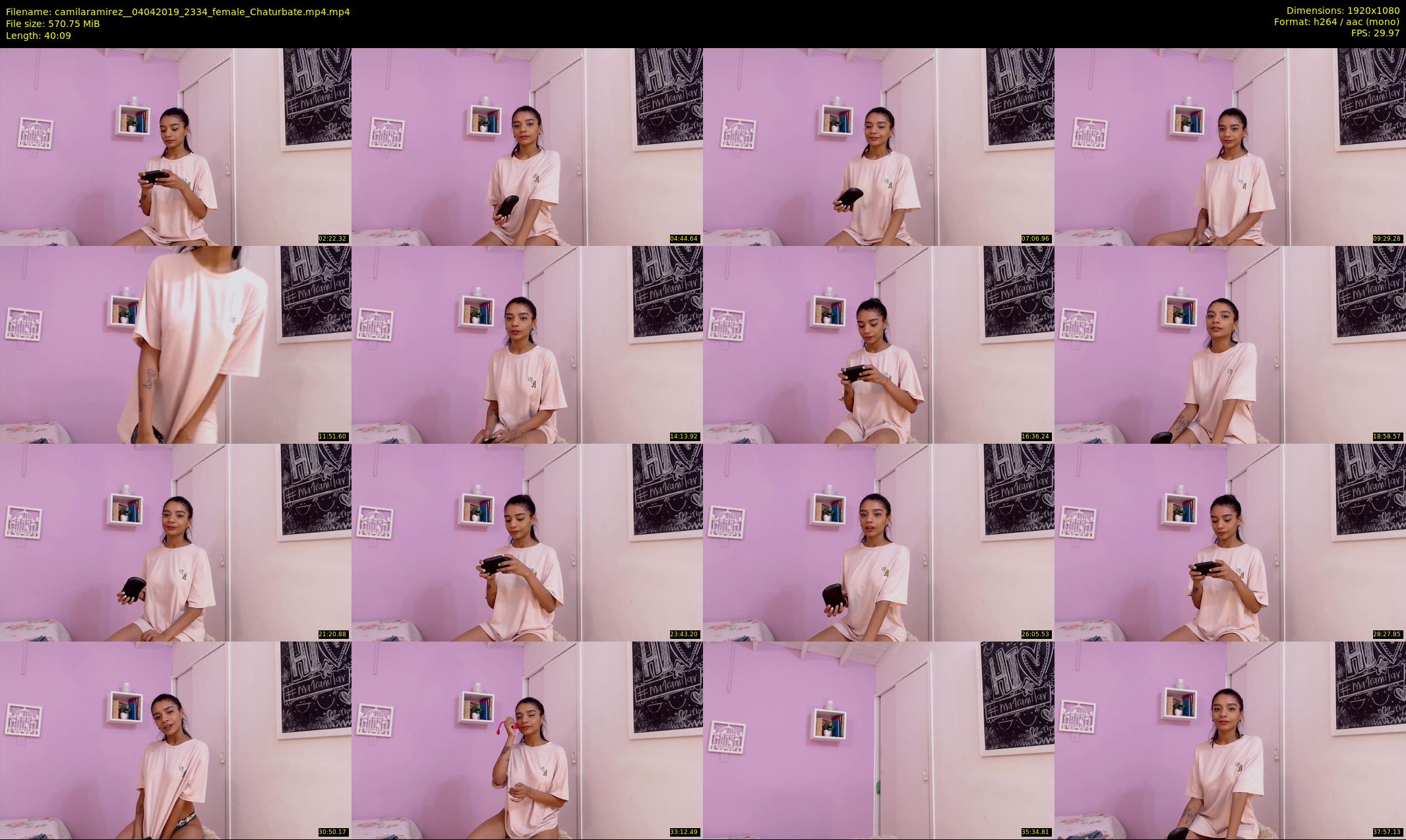 camilaramirez_ — 41 minute Chaturbate female cam show recording, 1080p, Apr 4, 2019