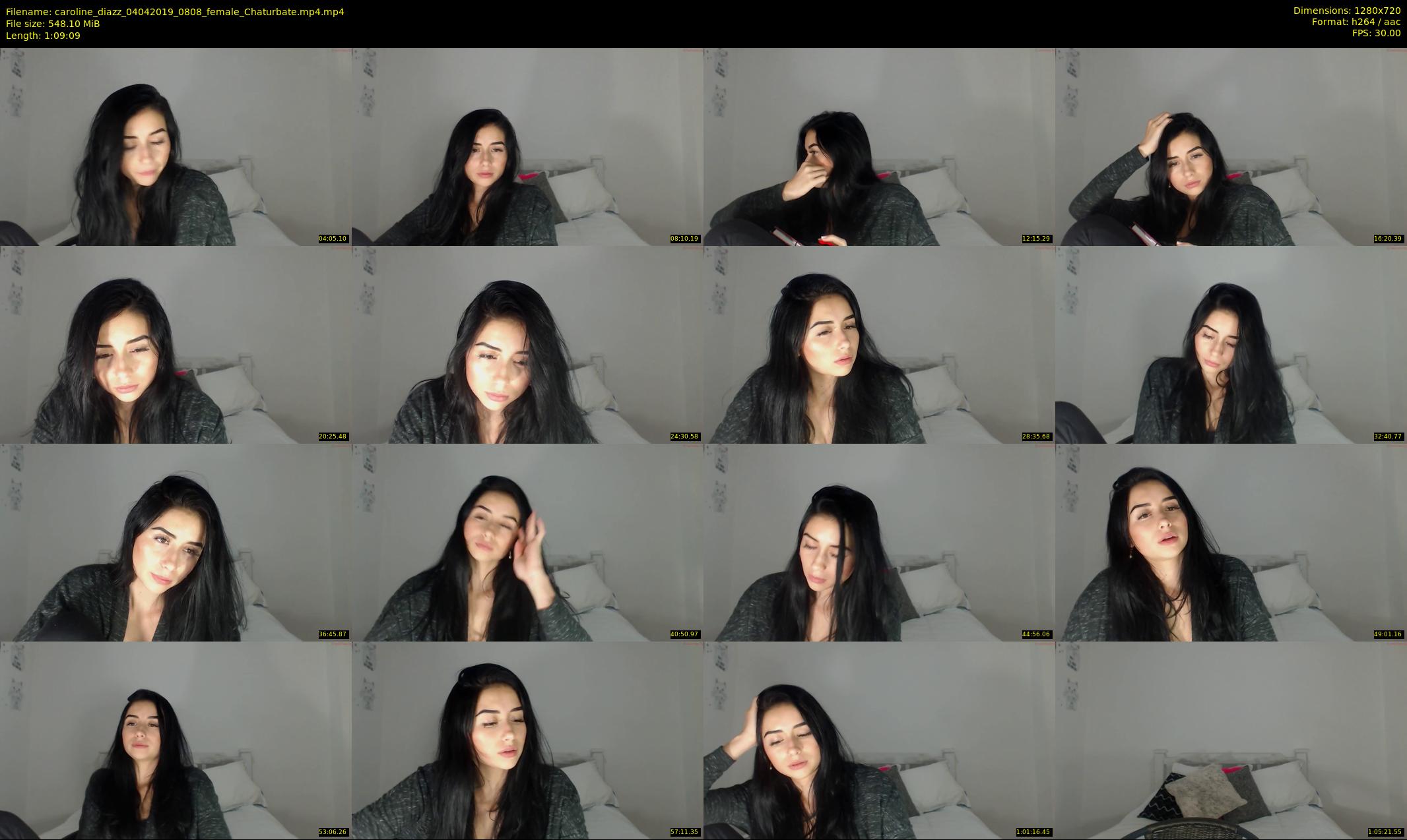 caroline_diazz — 70 minute Chaturbate female cam show recording, 720p, Apr 4, 2019