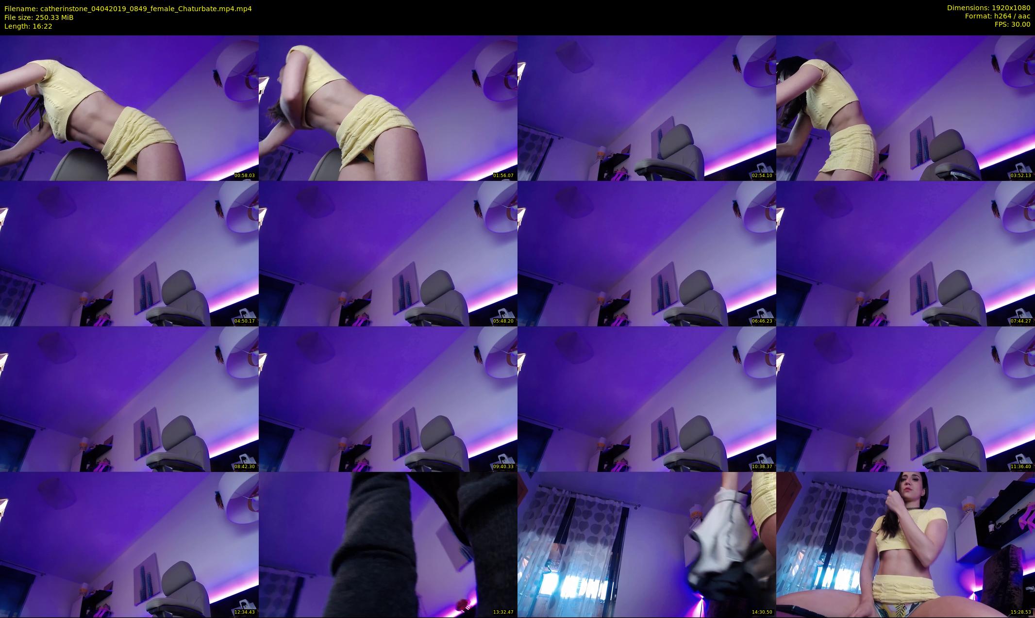 catherinstone — 17 minute Chaturbate female cam show recording, 1080p, Apr 4, 2019