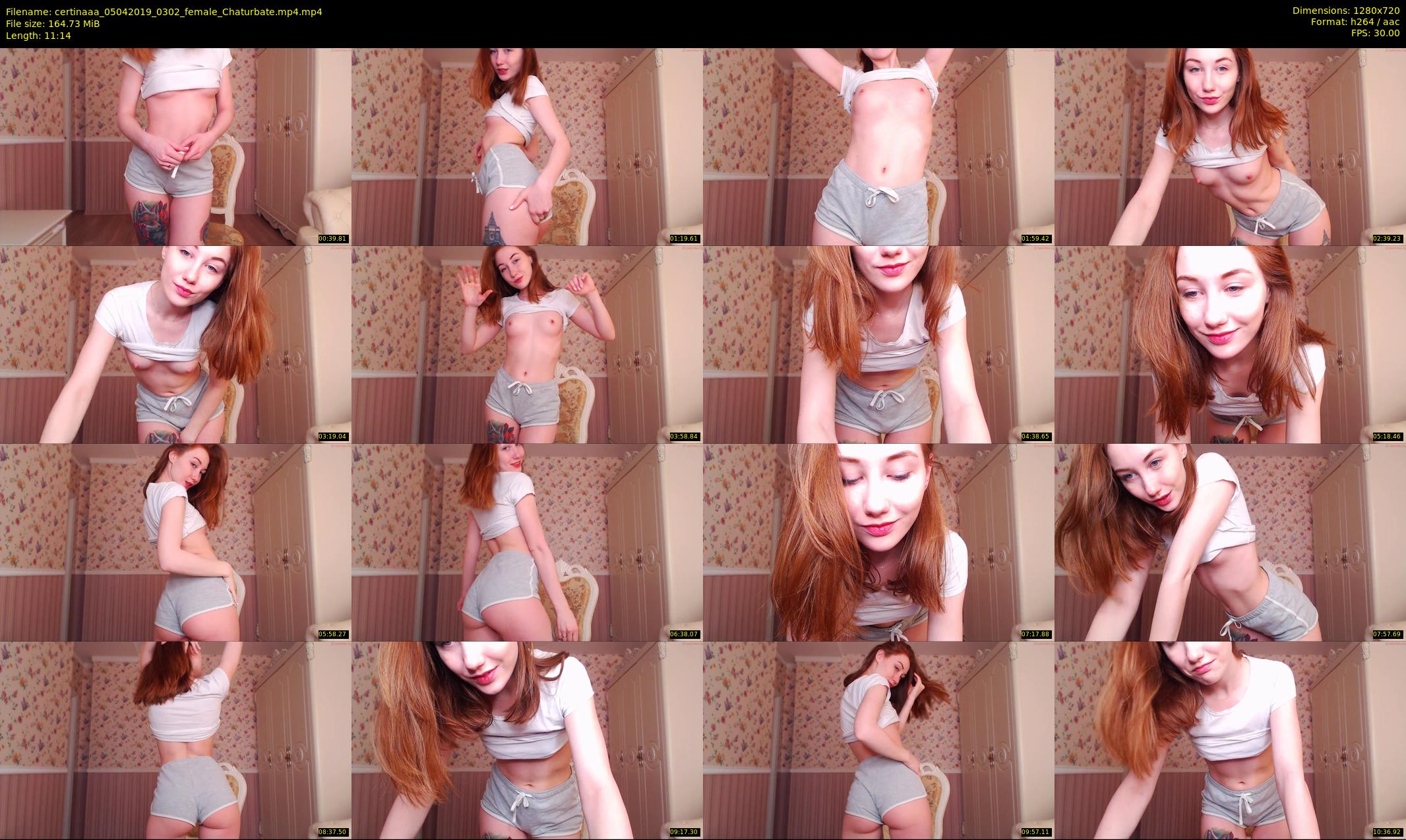 certinaaa — 12 minute Chaturbate female cam show recording, 720p, Apr 5, 2019