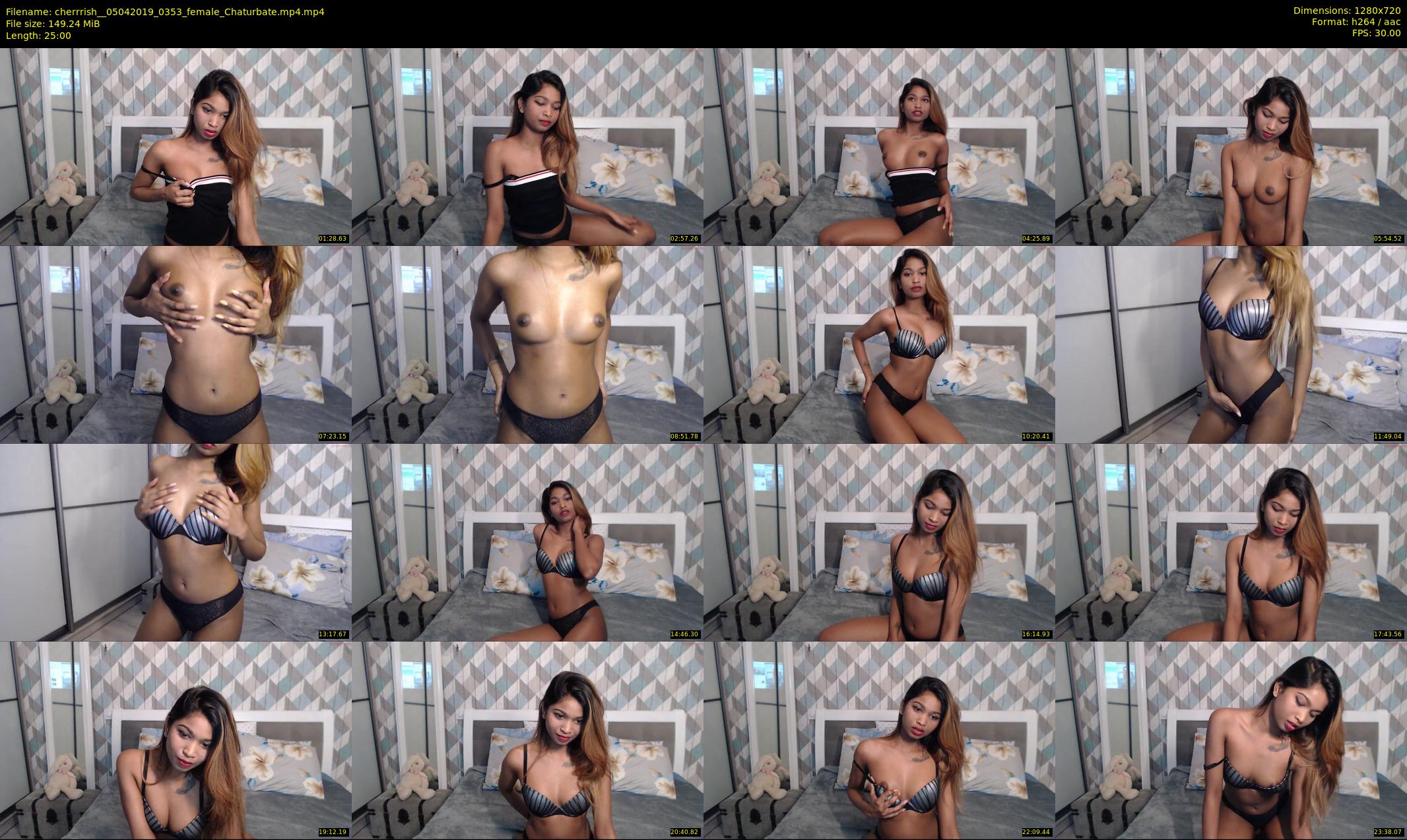 cherrrish_ — 25 minute Chaturbate female cam show recording, 720p, Apr 5, 2019