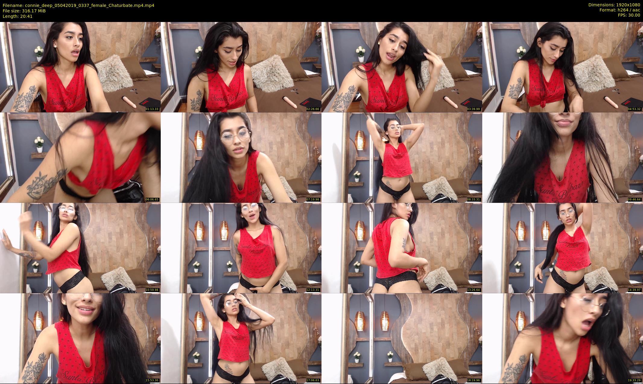 connie_deep — 21 minute Chaturbate female cam show recording, 1080p, Apr 5, 2019