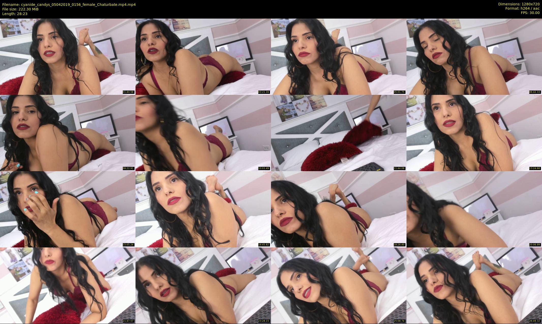 cyanide_candys — 29 minute Chaturbate female cam show recording, 720p, Apr 5, 2019