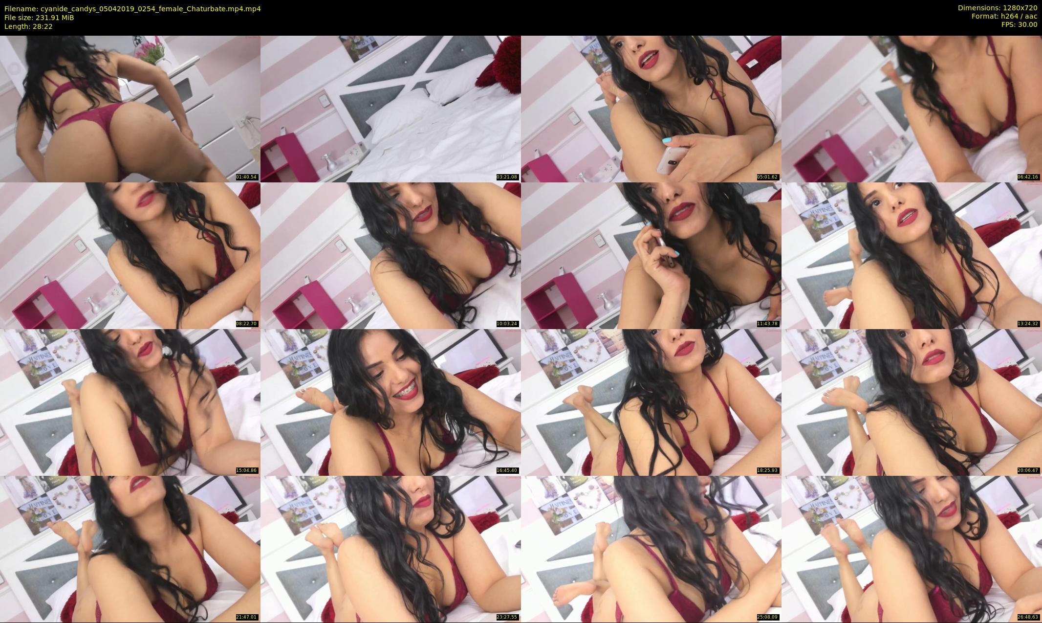 cyanide_candys — 29 minute Chaturbate female cam show recording, 720p, Apr 5, 2019
