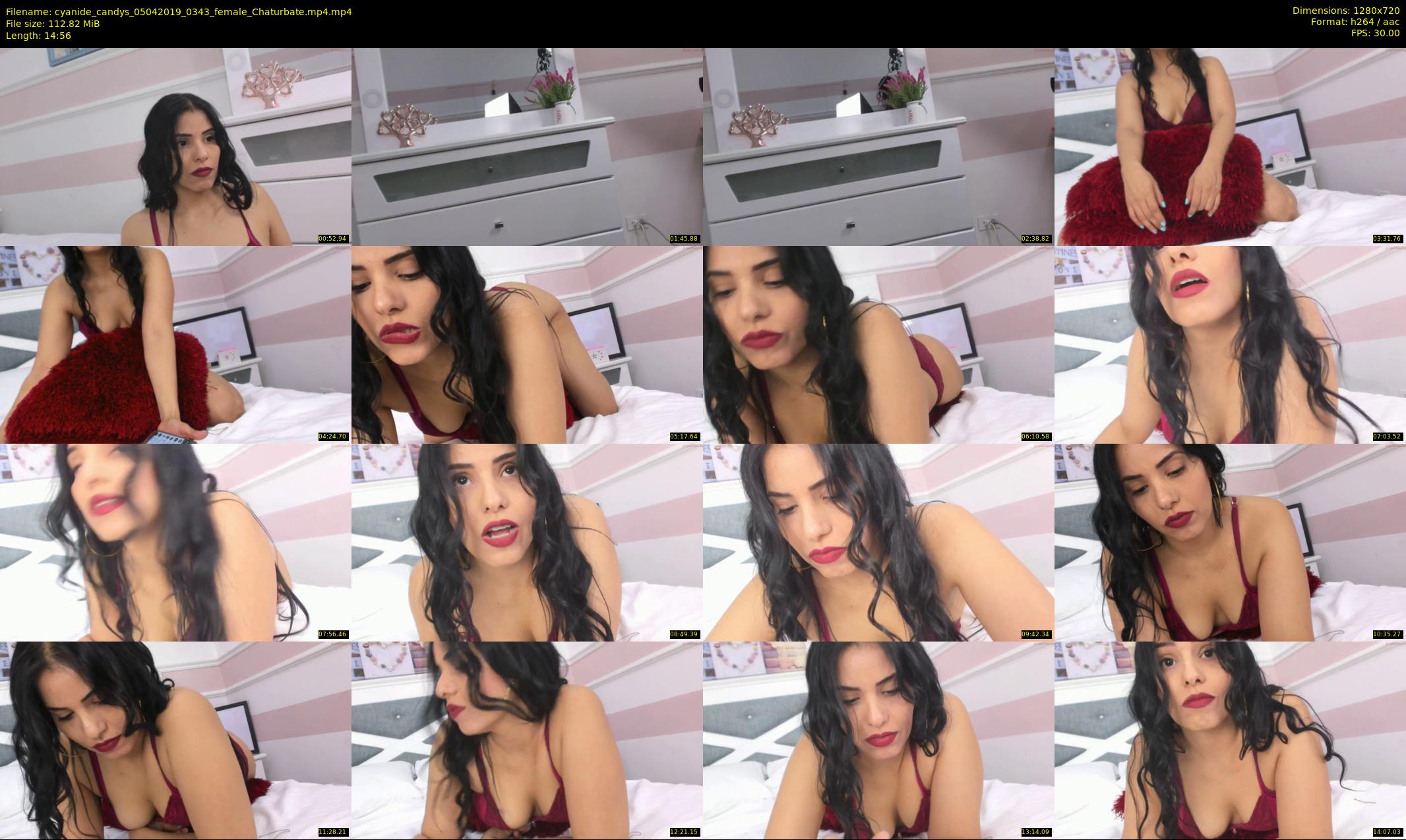 cyanide_candys — 15 minute Chaturbate female cam show recording, 720p, Apr 5, 2019