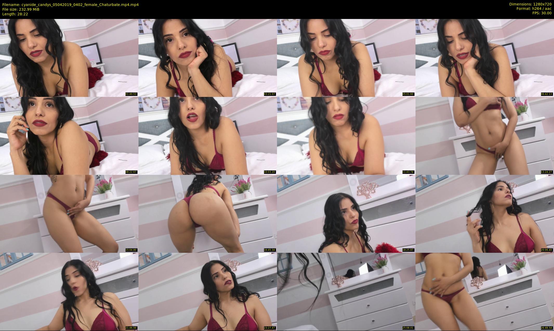 cyanide_candys — 29 minute Chaturbate female cam show recording, 720p, Apr 5, 2019