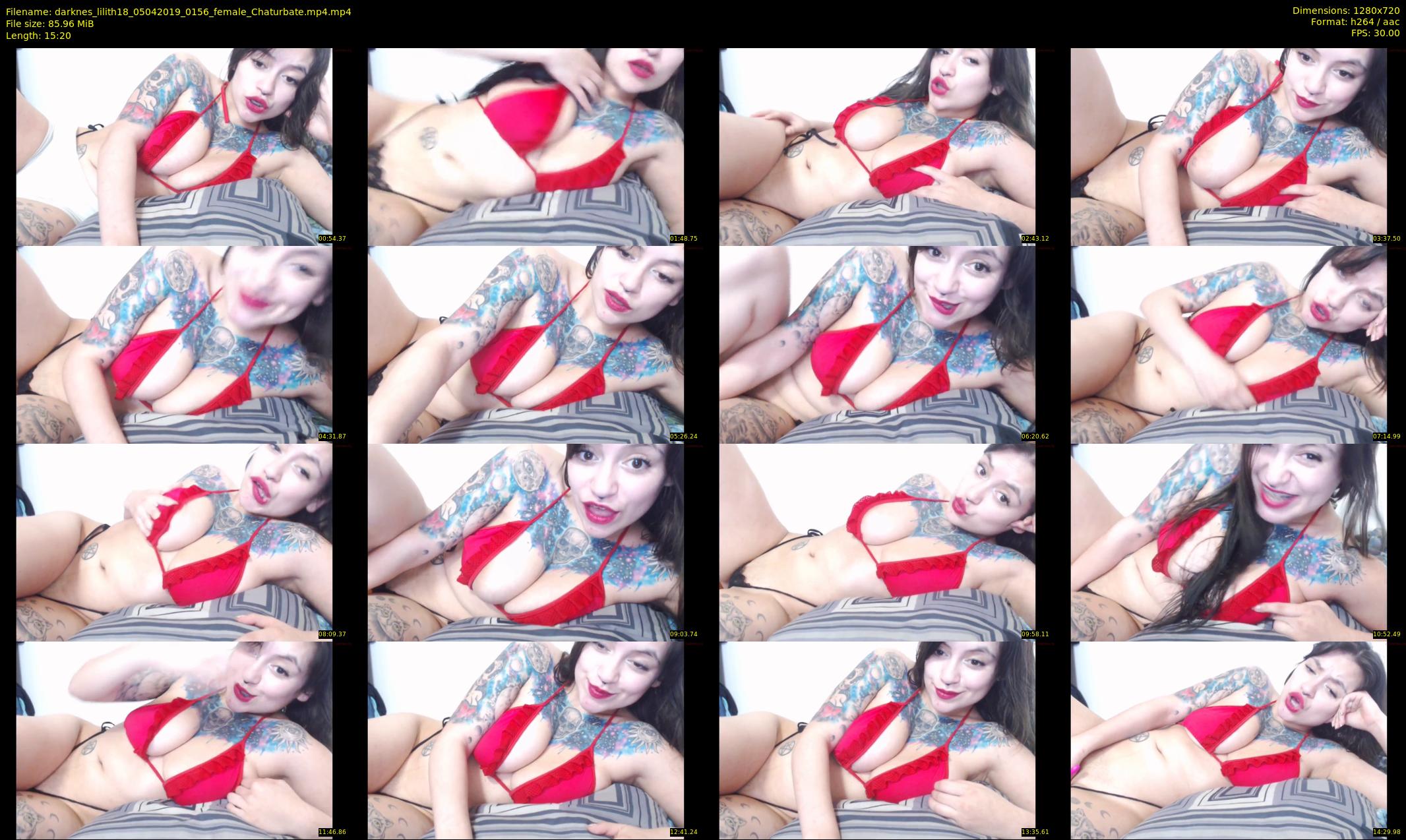 darknes_lilith18 — 16 minute Chaturbate female cam show recording, 720p, Apr 5, 2019