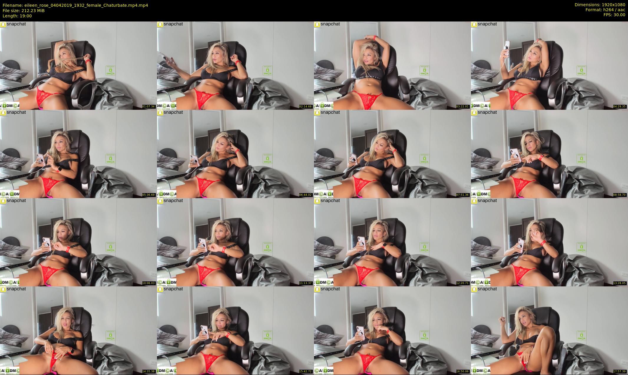 eileen_rose — 19 minute Chaturbate female cam show recording, 1080p, Apr 4, 2019
