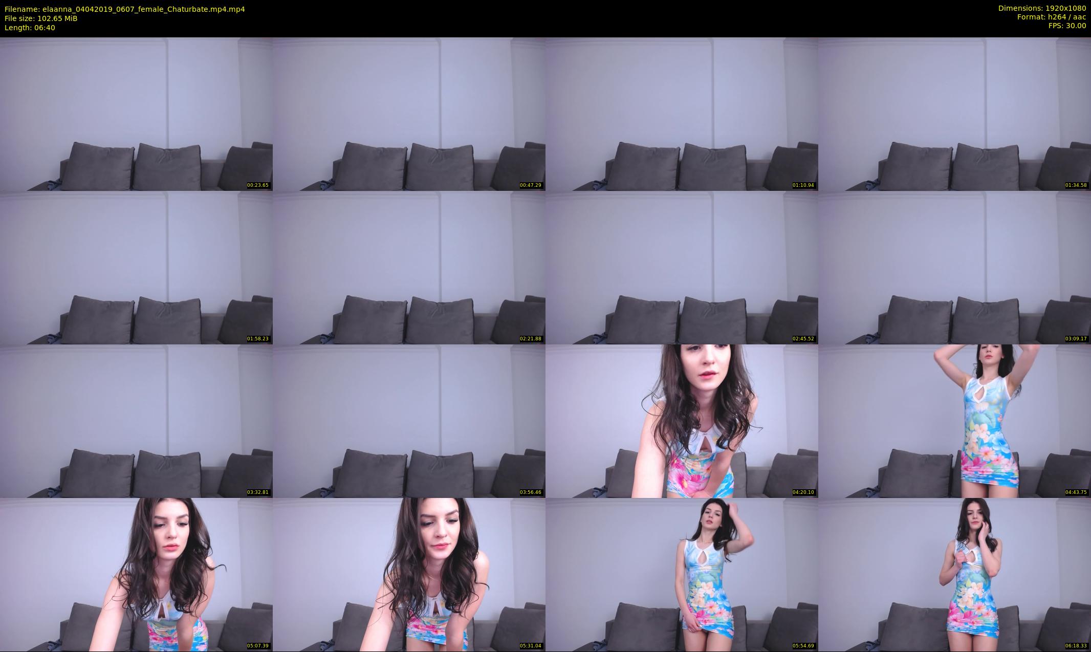 elaanna — 7 minute Chaturbate female cam show recording, 1080p, Apr 4, 2019