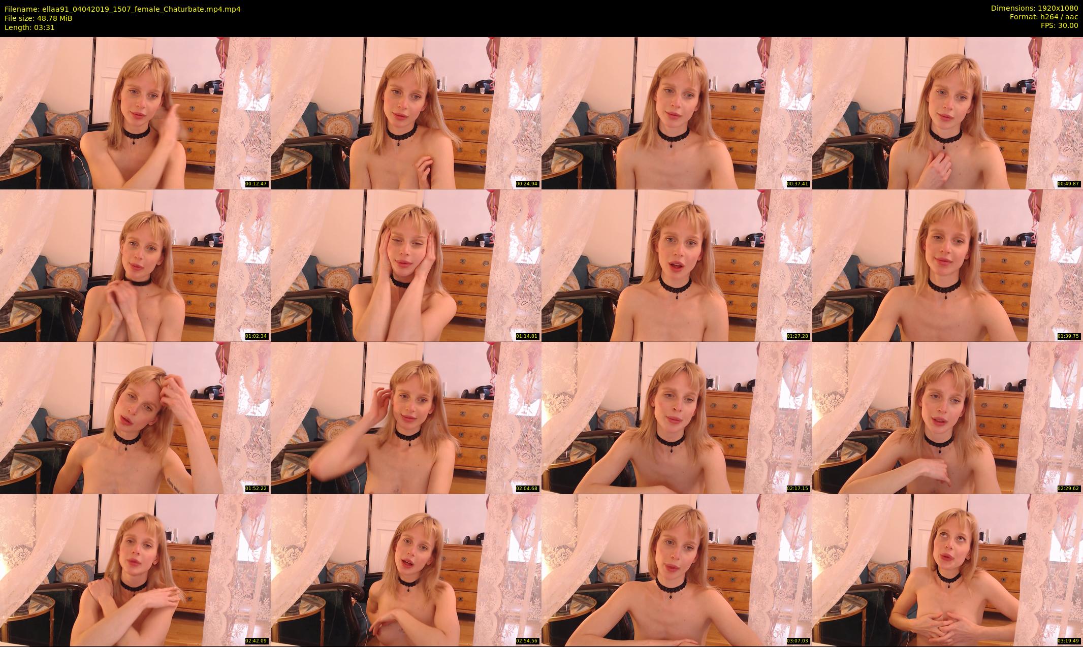 ellaa91 — 4 minute Chaturbate female cam show recording, 1080p, Apr 4, 2019