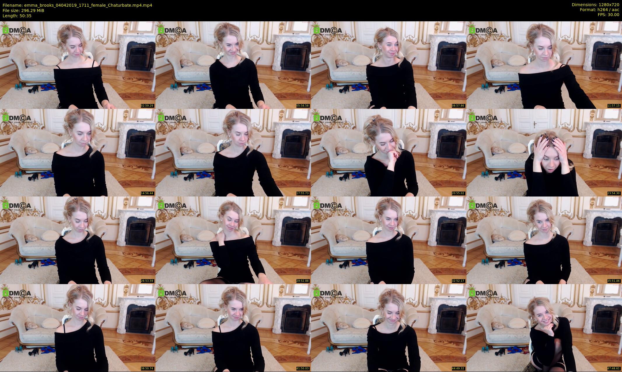 emma_brooks — 51 minute Chaturbate female cam show recording, 720p, Apr 4, 2019