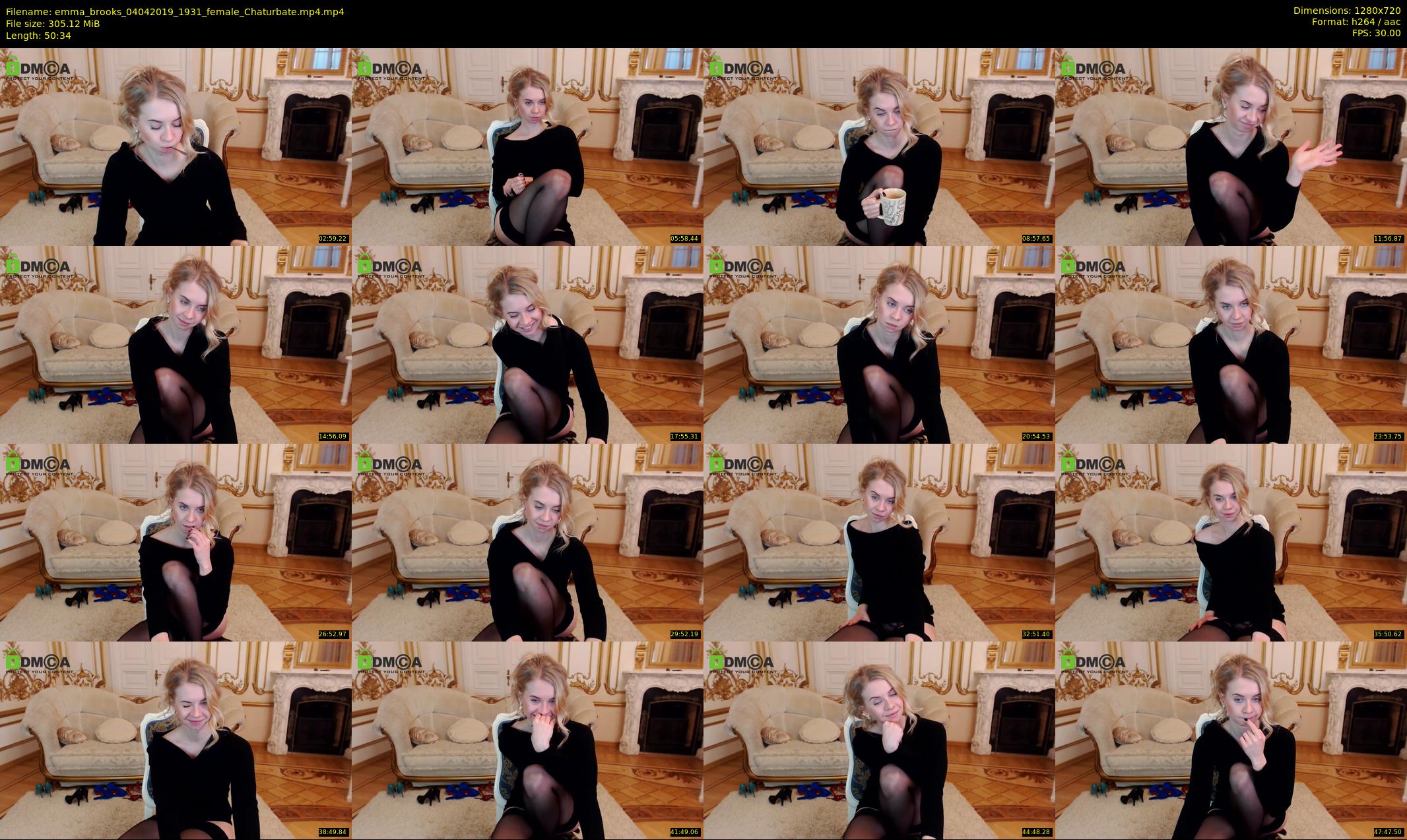emma_brooks — 51 minute Chaturbate female cam show recording, 720p, Apr 4, 2019