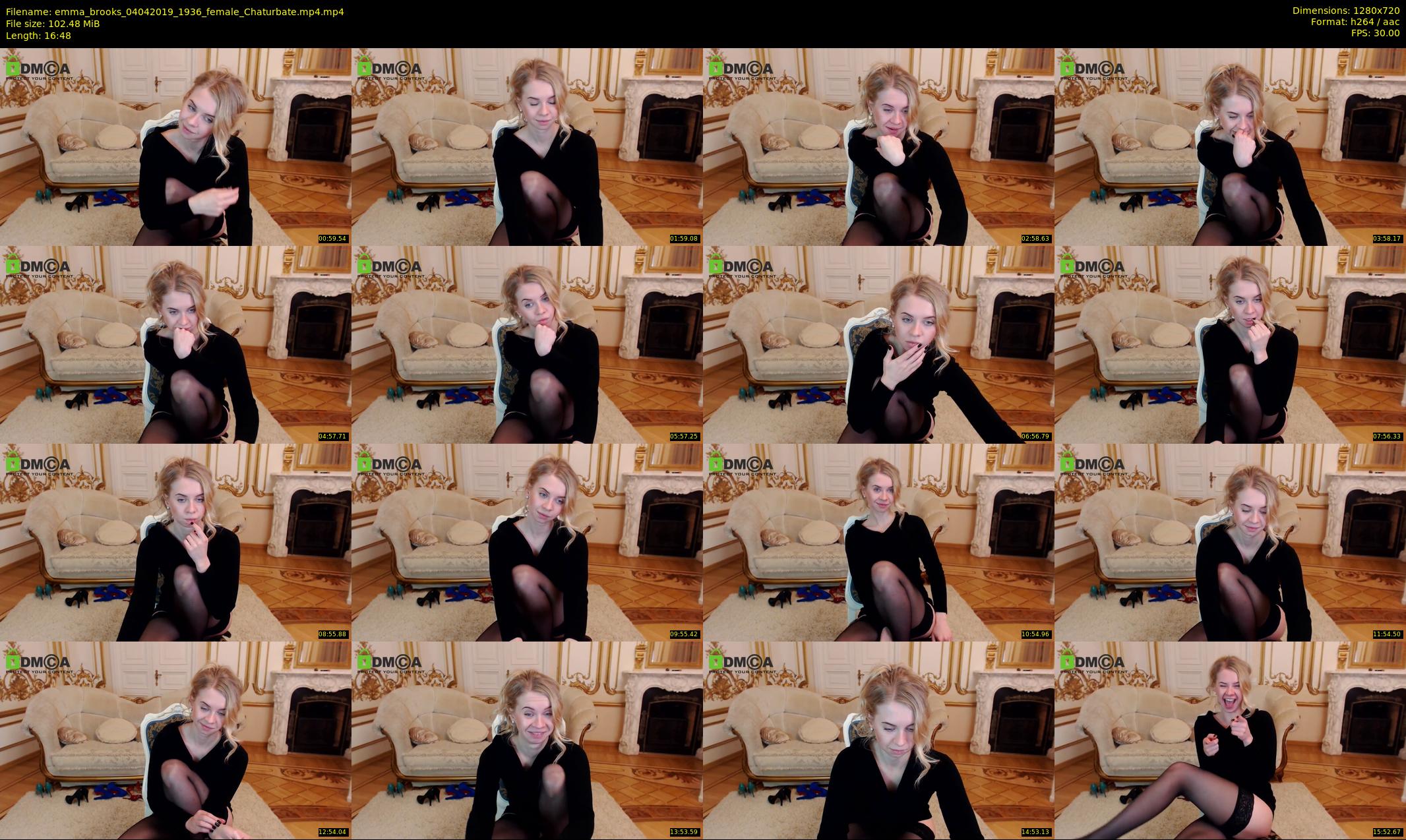 emma_brooks — 17 minute Chaturbate female cam show recording, 720p, Apr 4, 2019