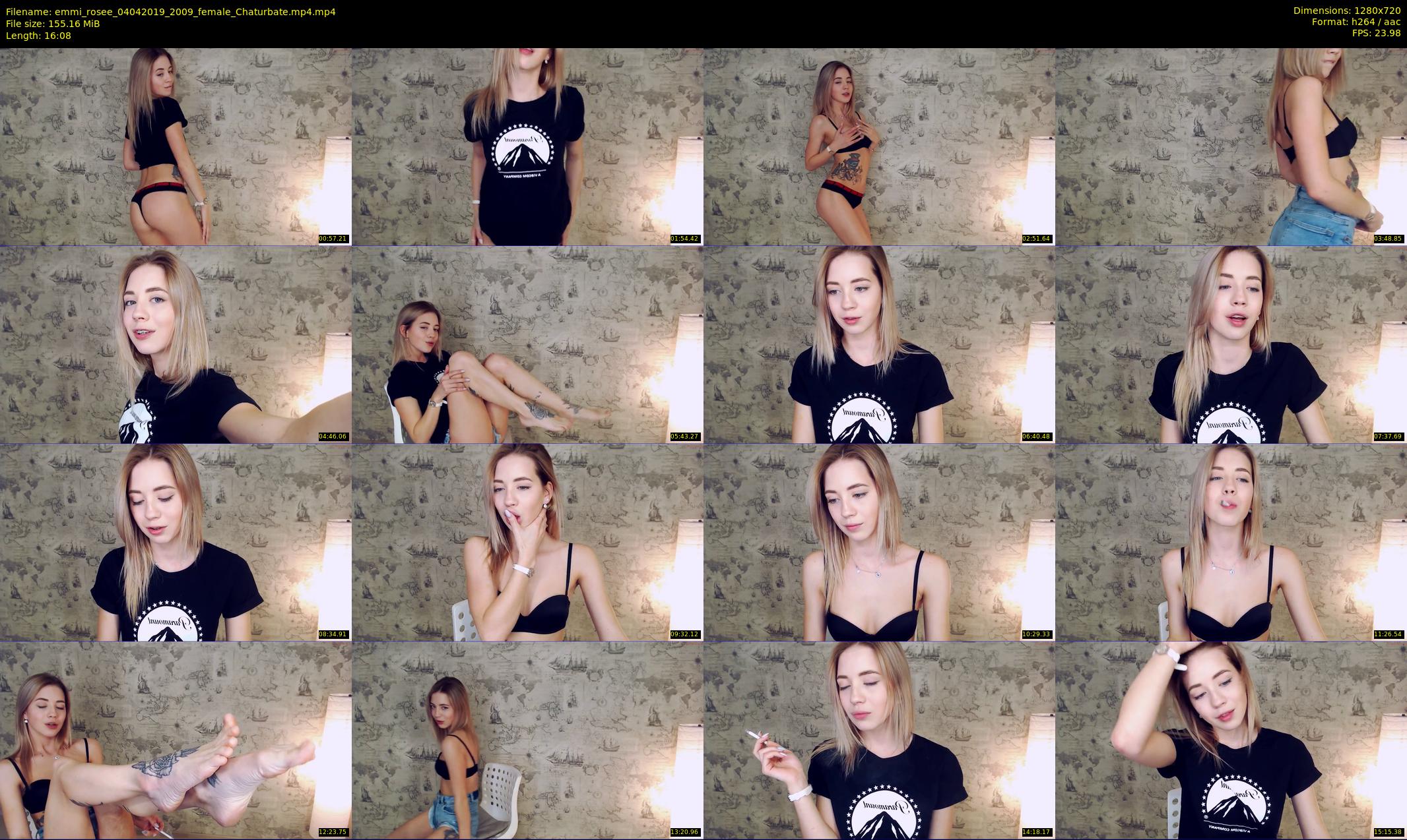 emmi_rosee — 17 minute Chaturbate female cam show recording, 720p, Apr 4, 2019