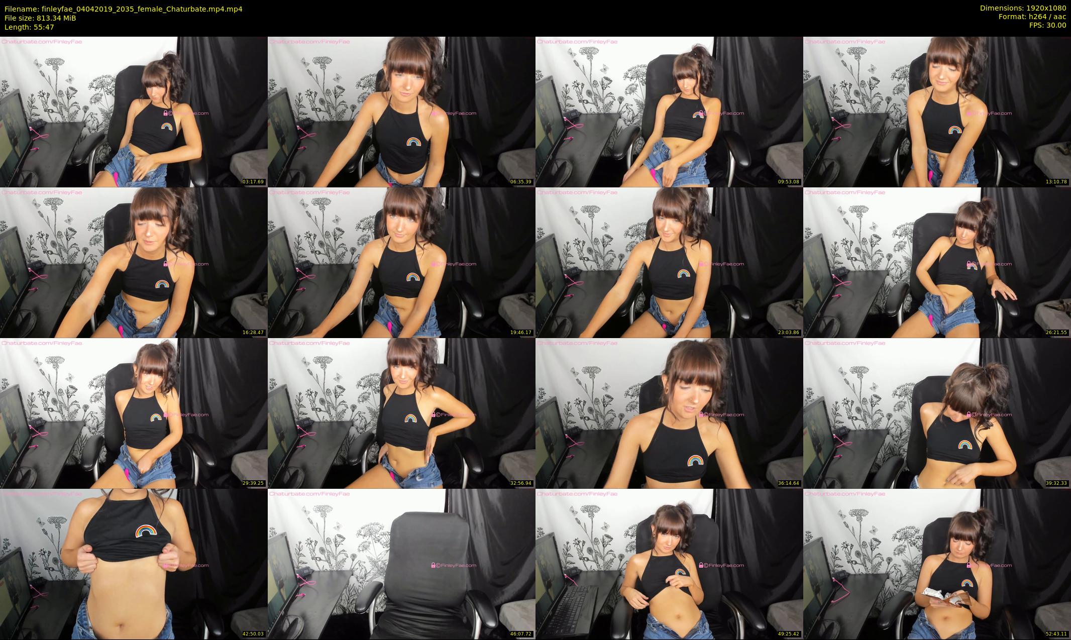 finleyfae — 56 minute Chaturbate female cam show recording, 1080p, Apr 4, 2019