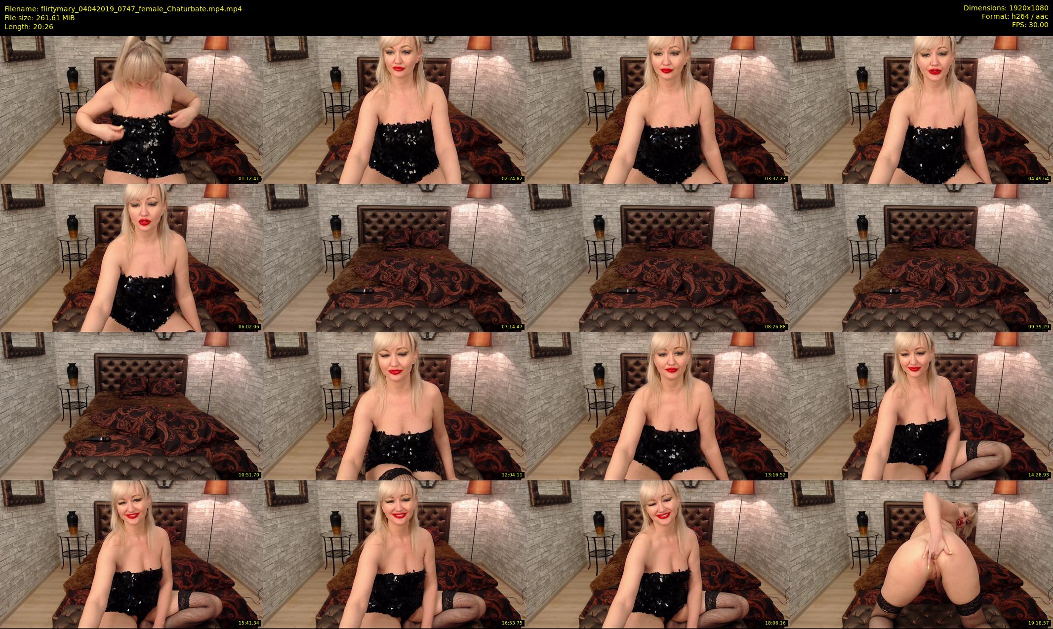 flirtymary — 21 minute Chaturbate female cam show recording, 1080p, Apr 4, 2019