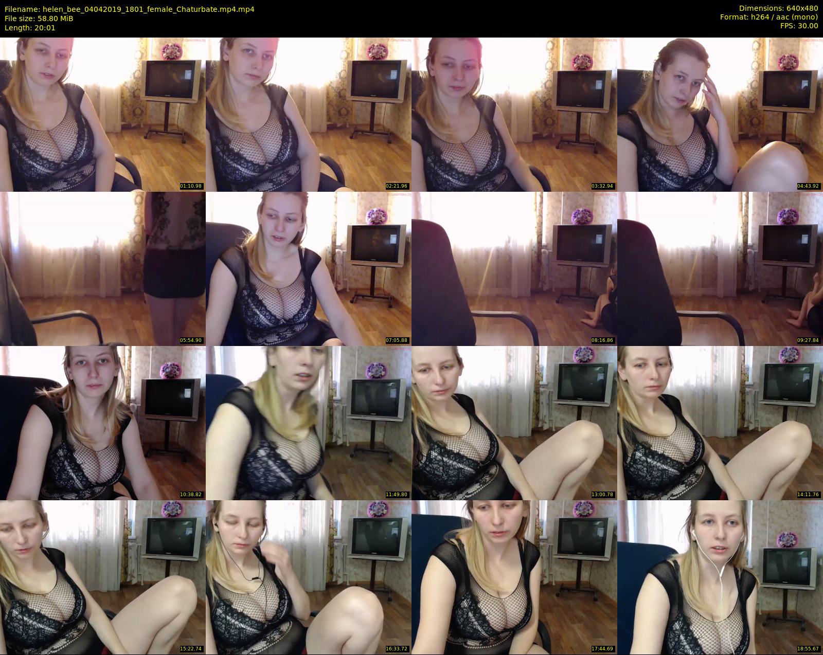 helen_bee — 21 minute Chaturbate female cam show recording, 480p, Apr 4, 2019