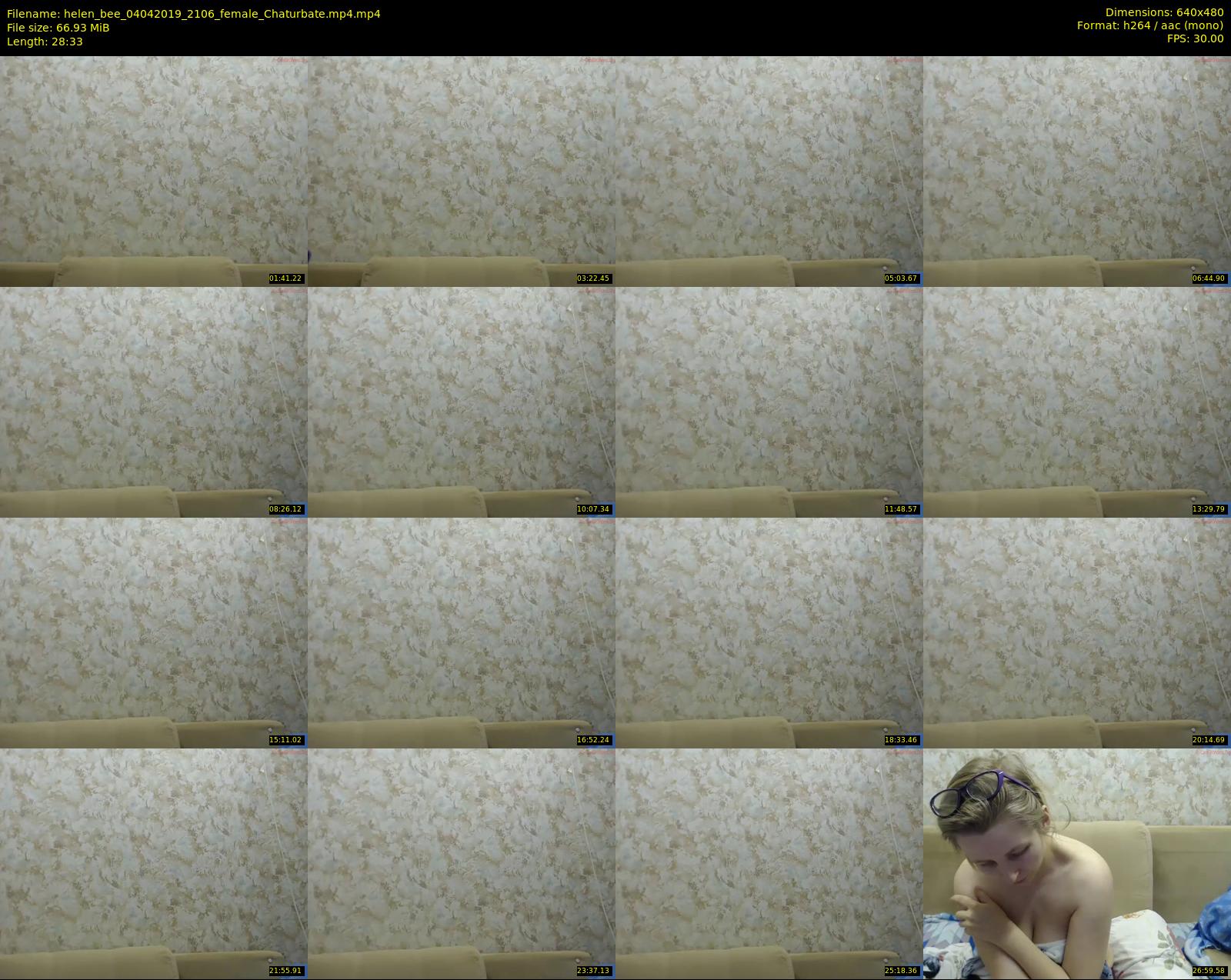 helen_bee — 29 minute Chaturbate female cam show recording, 480p, Apr 4, 2019