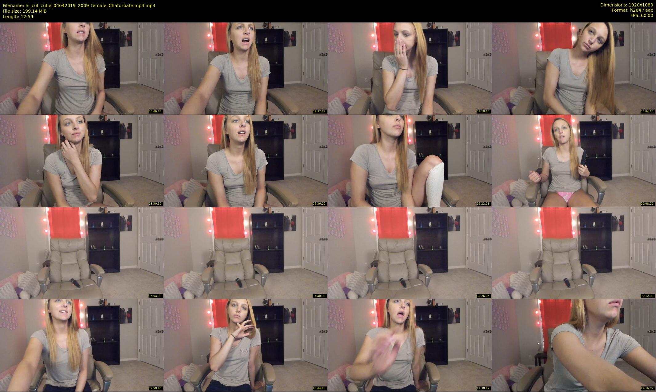 hi_cut_cutie — 13 minute Chaturbate female cam show recording, 1080p, Apr 4, 2019