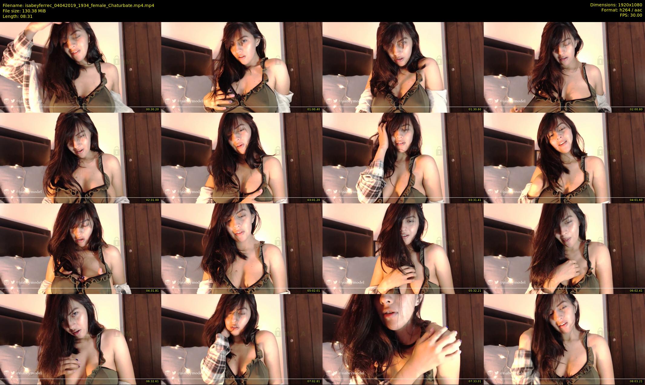isabeyferrec — 9 minute Chaturbate female cam show recording, 1080p, Apr 4, 2019