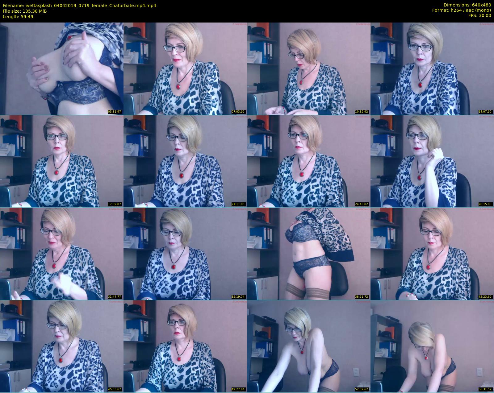 ivettasplash — 60 minute Chaturbate female cam show recording, 480p, Apr 4, 2019