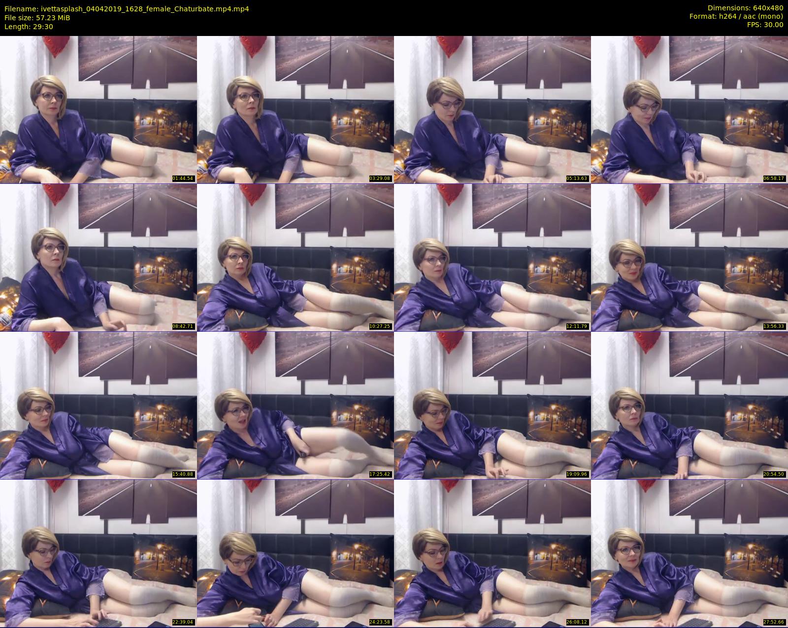 ivettasplash — 30 minute Chaturbate female cam show recording, 480p, Apr 4, 2019