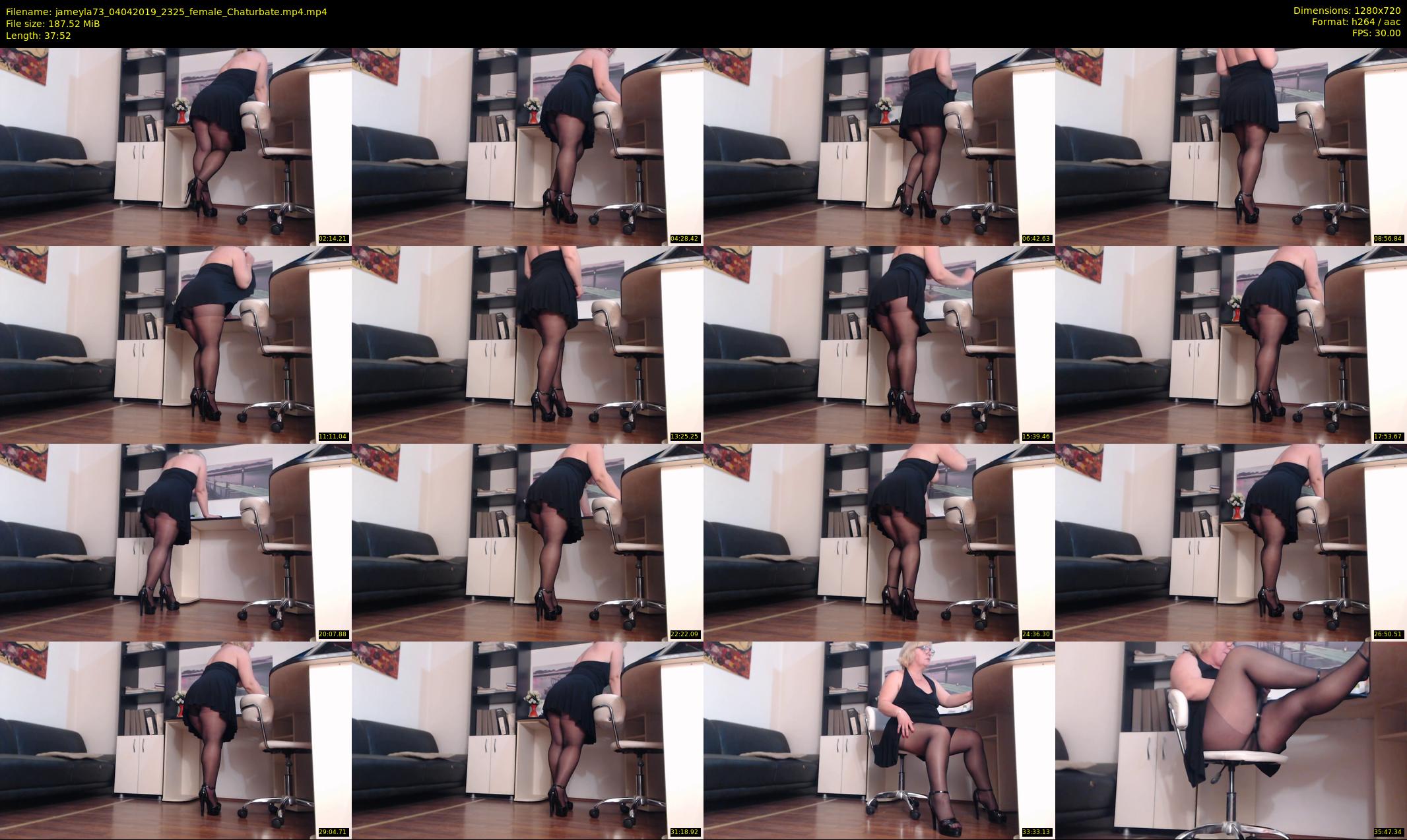 jameyla73 — 38 minute Chaturbate female cam show recording, 720p, Apr 4, 2019