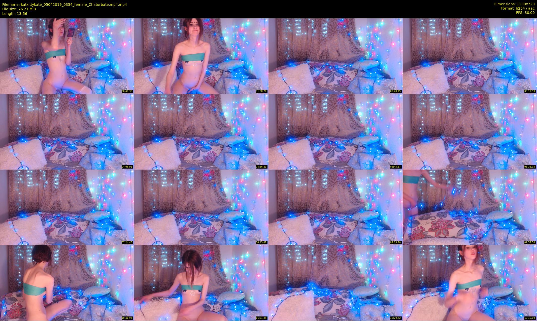 katkittykate — 14 minute Chaturbate female cam show recording, 720p, Apr 5, 2019