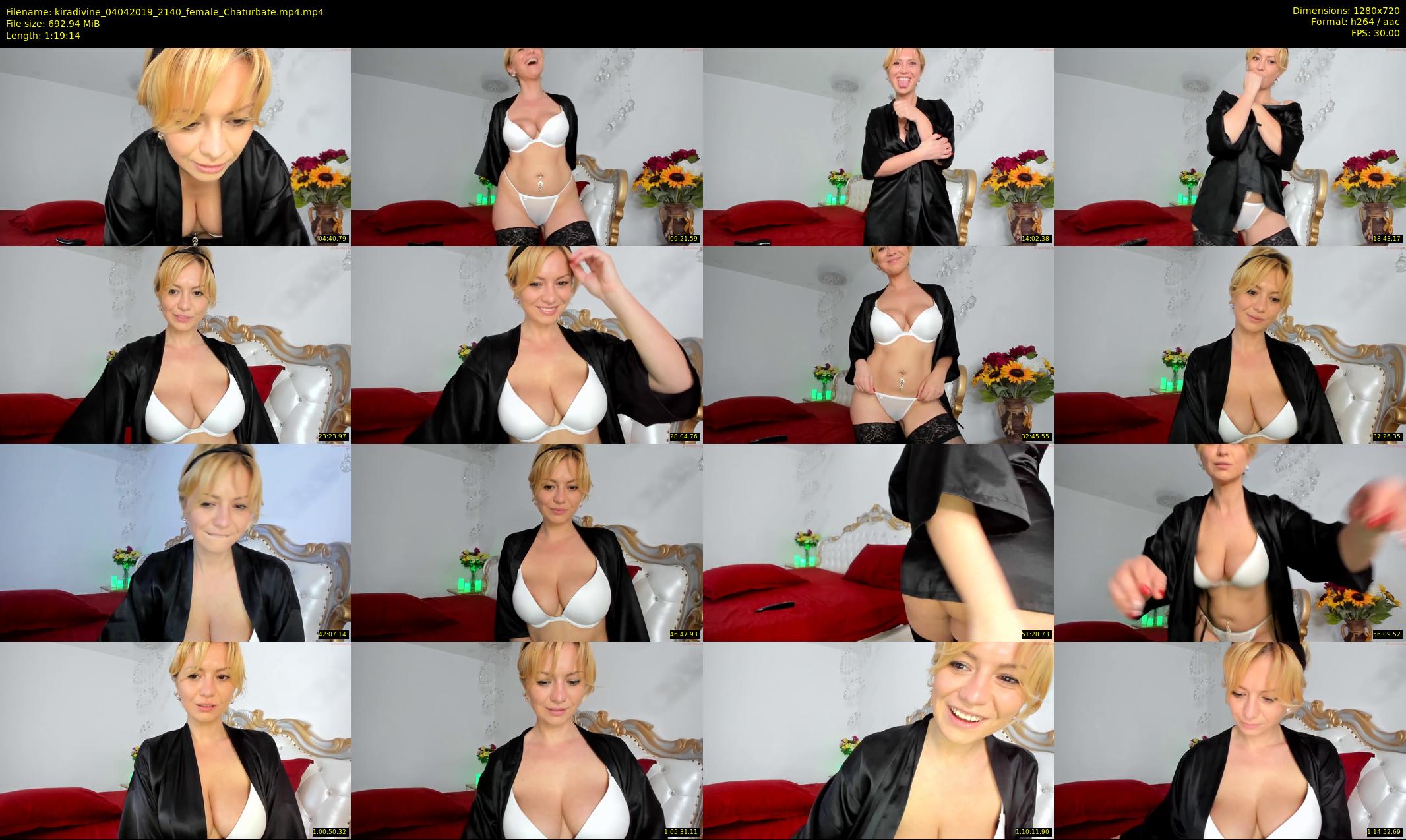 kiradivine — 80 minute Chaturbate female cam show recording, 720p, Apr 4, 2019